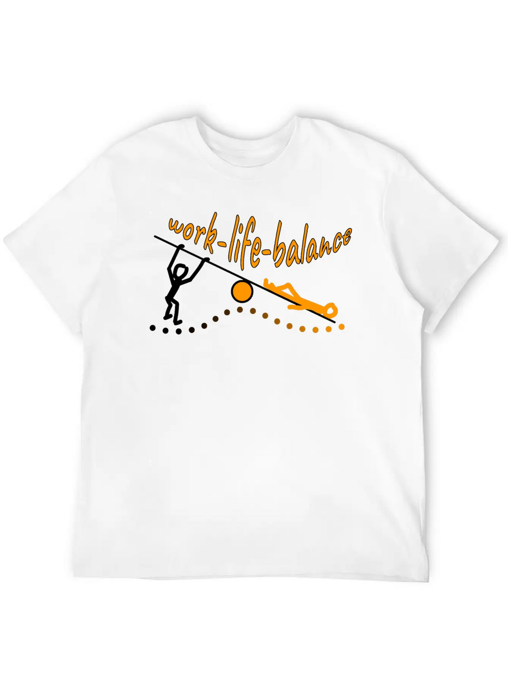 Work Life Balance Essential Cotton Tee For Daily Outfits – Unisex Style