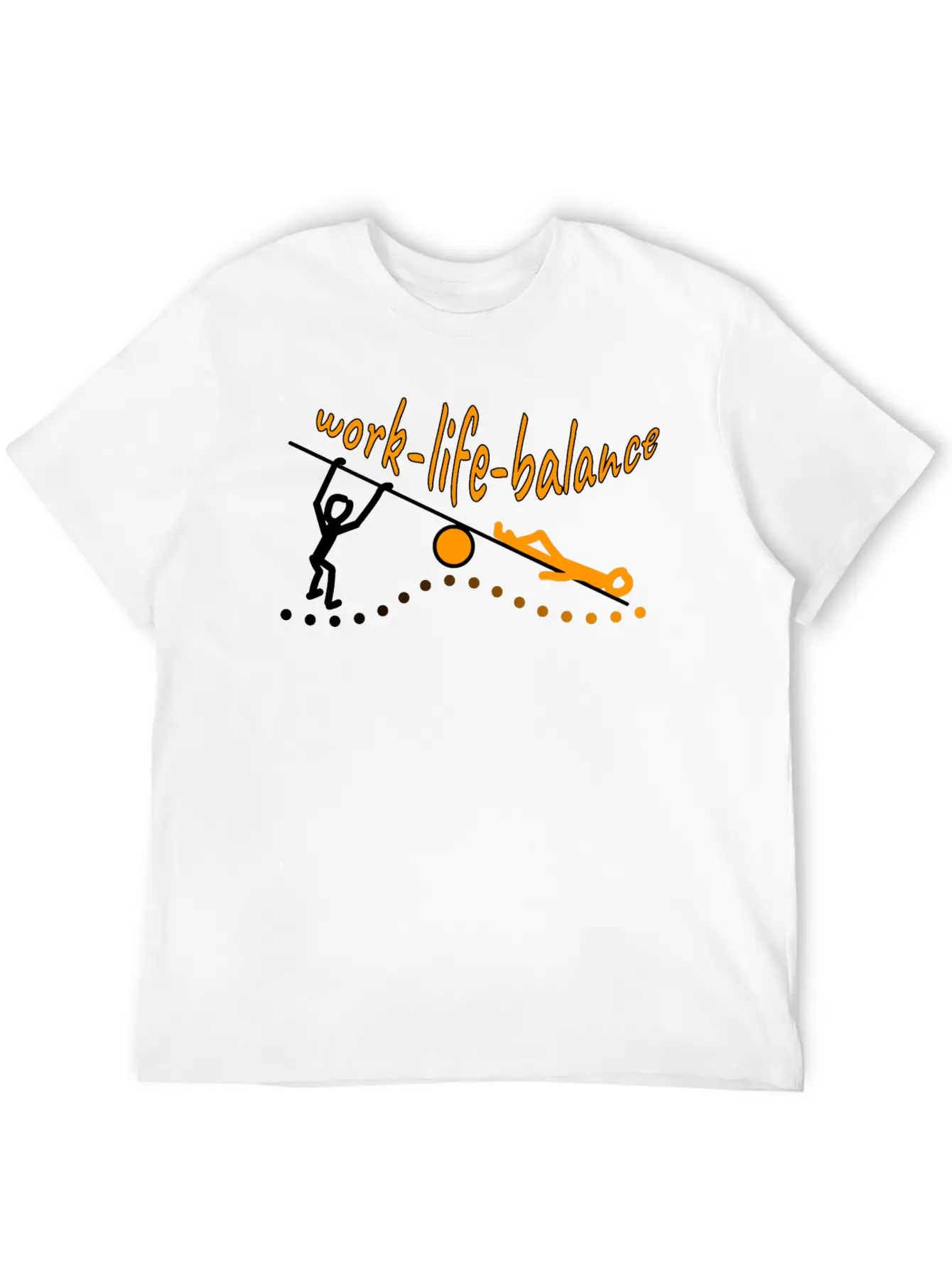Work Life Balance Essential Cotton Tee For Daily Outfits – Unisex Style