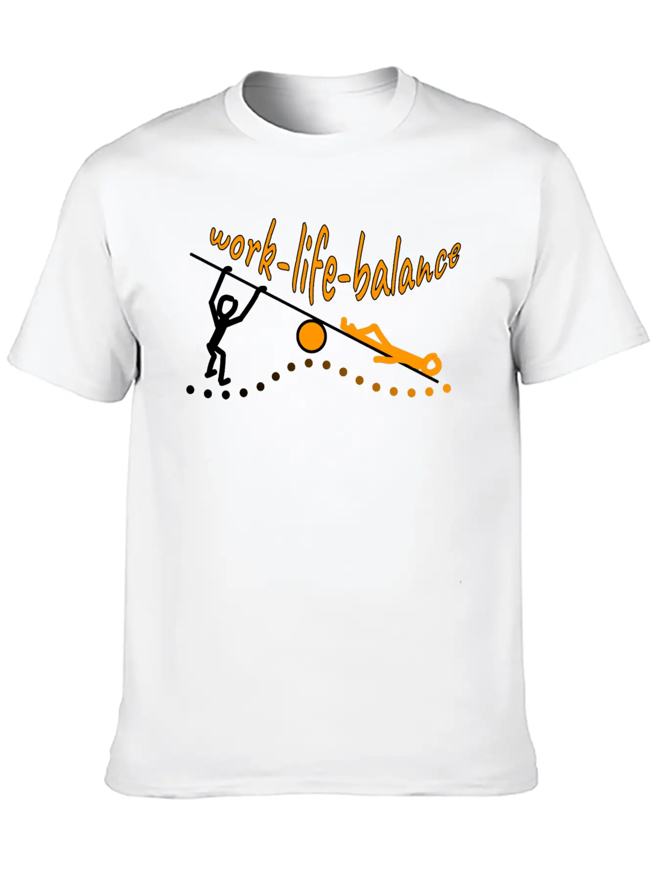 Work Life Balance Essential Cotton Tee For Daily Outfits – Unisex Style