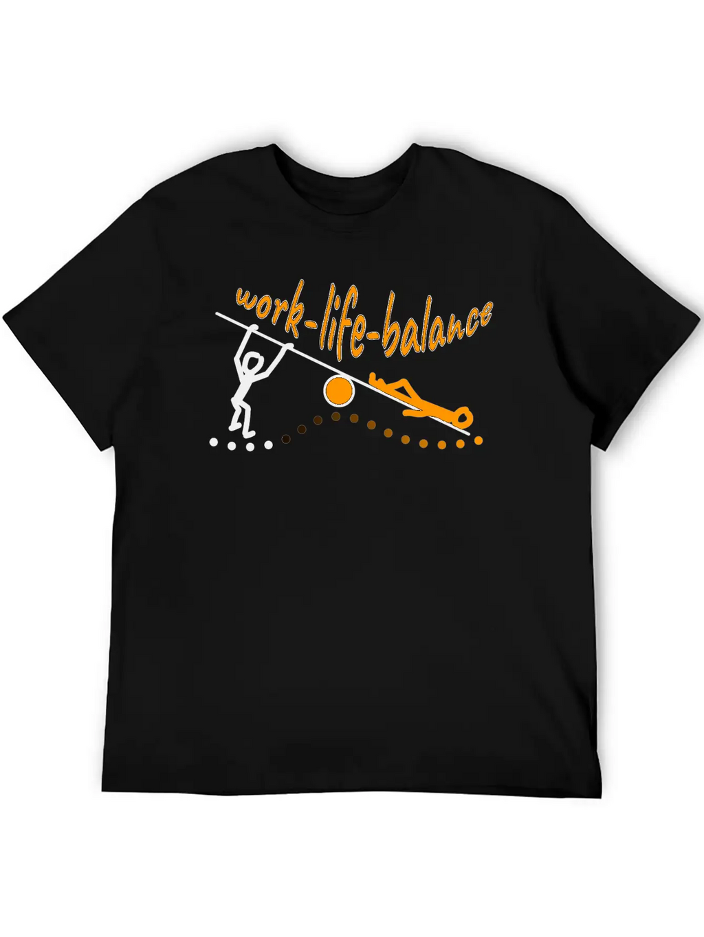 Work Life Balance Essential Cotton Tee For Daily Outfits – Unisex Style
