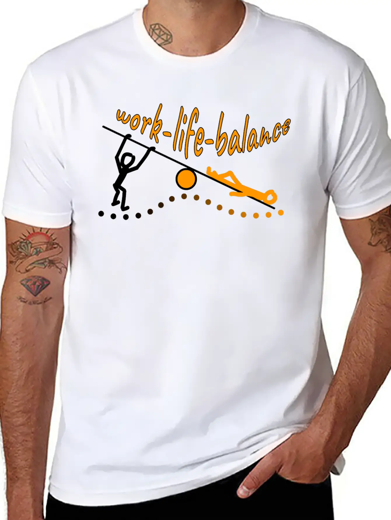 Work Life Balance Essential Cotton Tee For Daily Outfits – Unisex Style