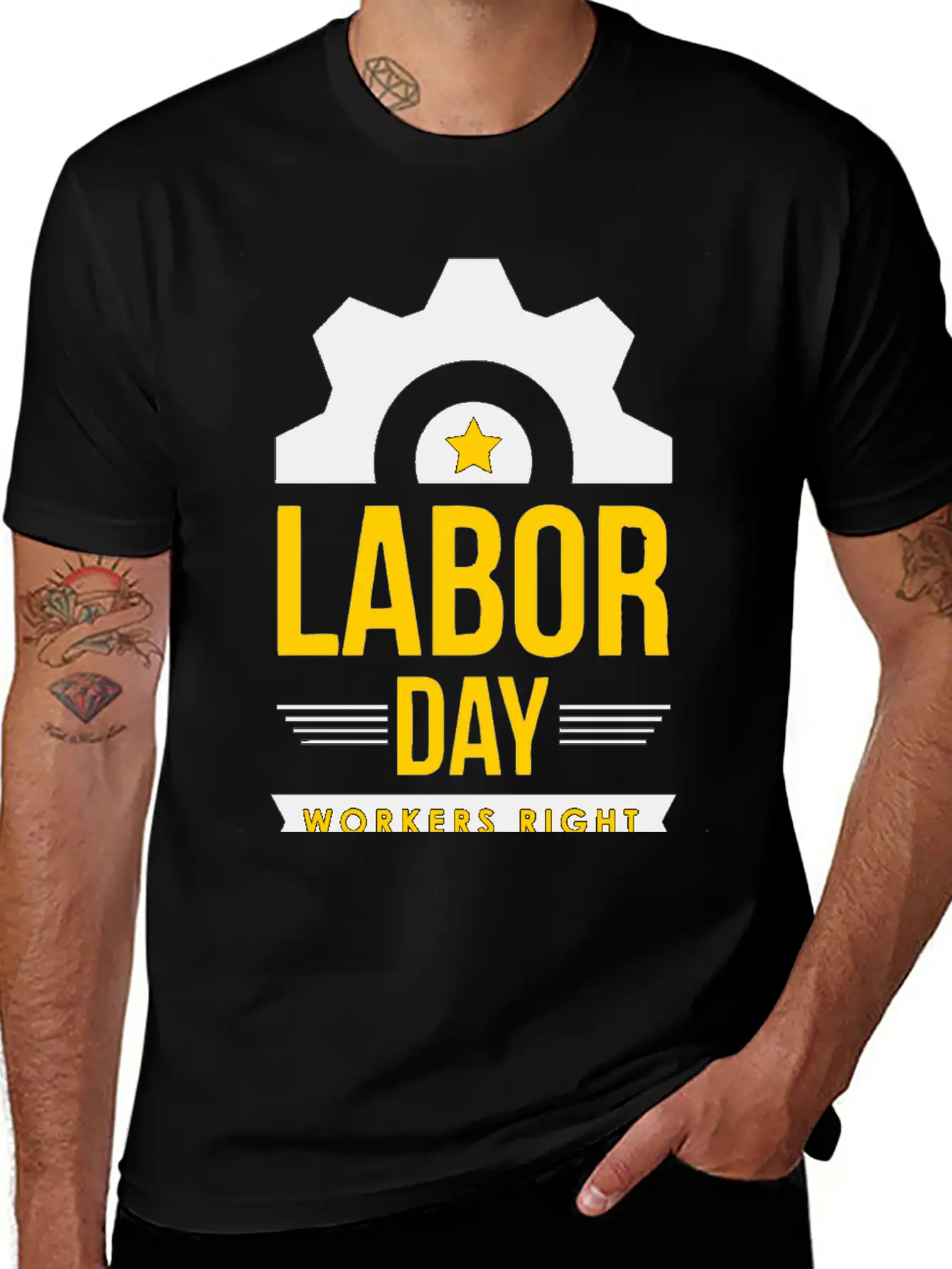 Workers Right Breathable Graphic T-Shirt – Perfect For Casual Days
