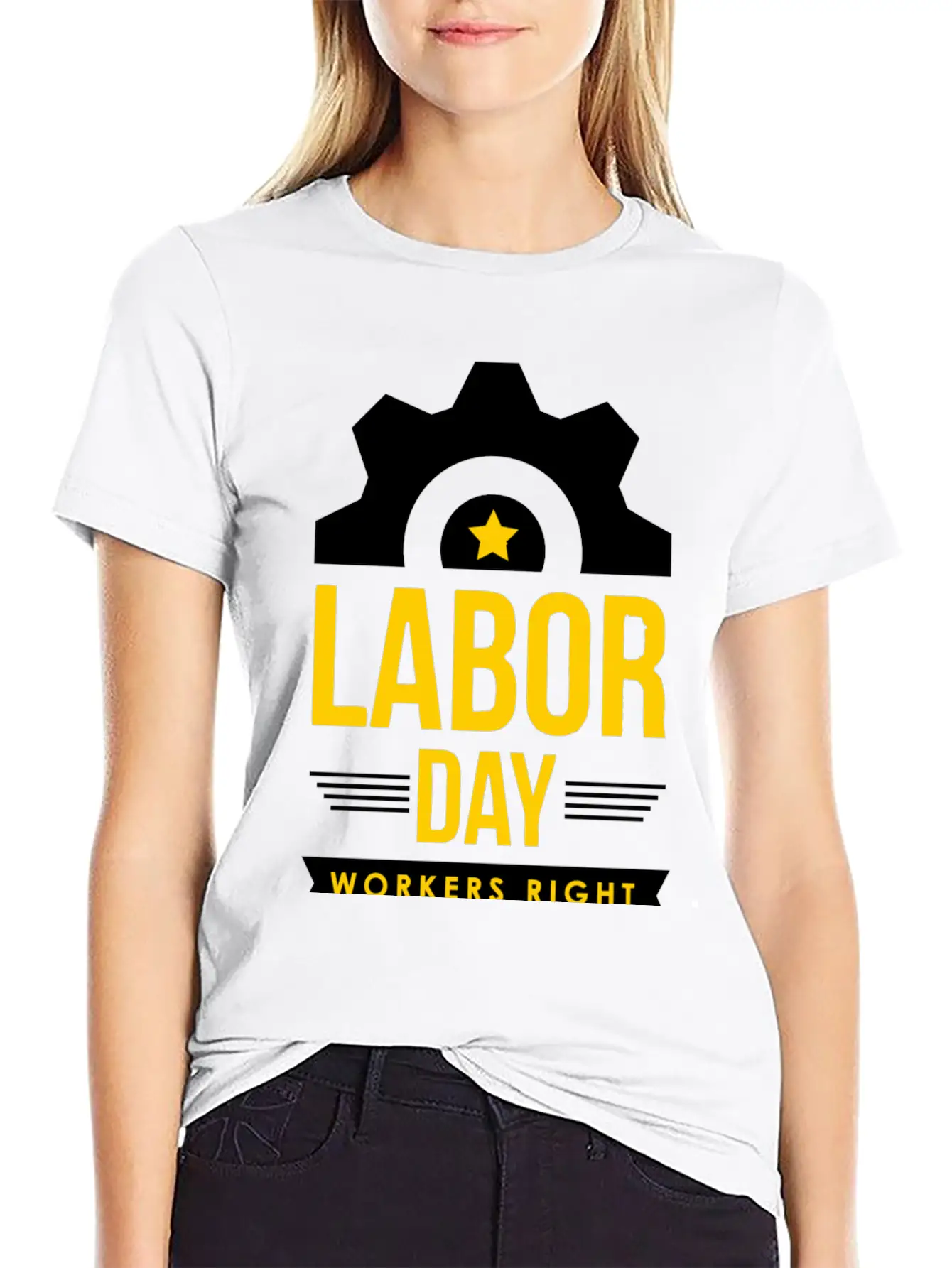 Workers Right Breathable Graphic T-Shirt – Perfect For Casual Days