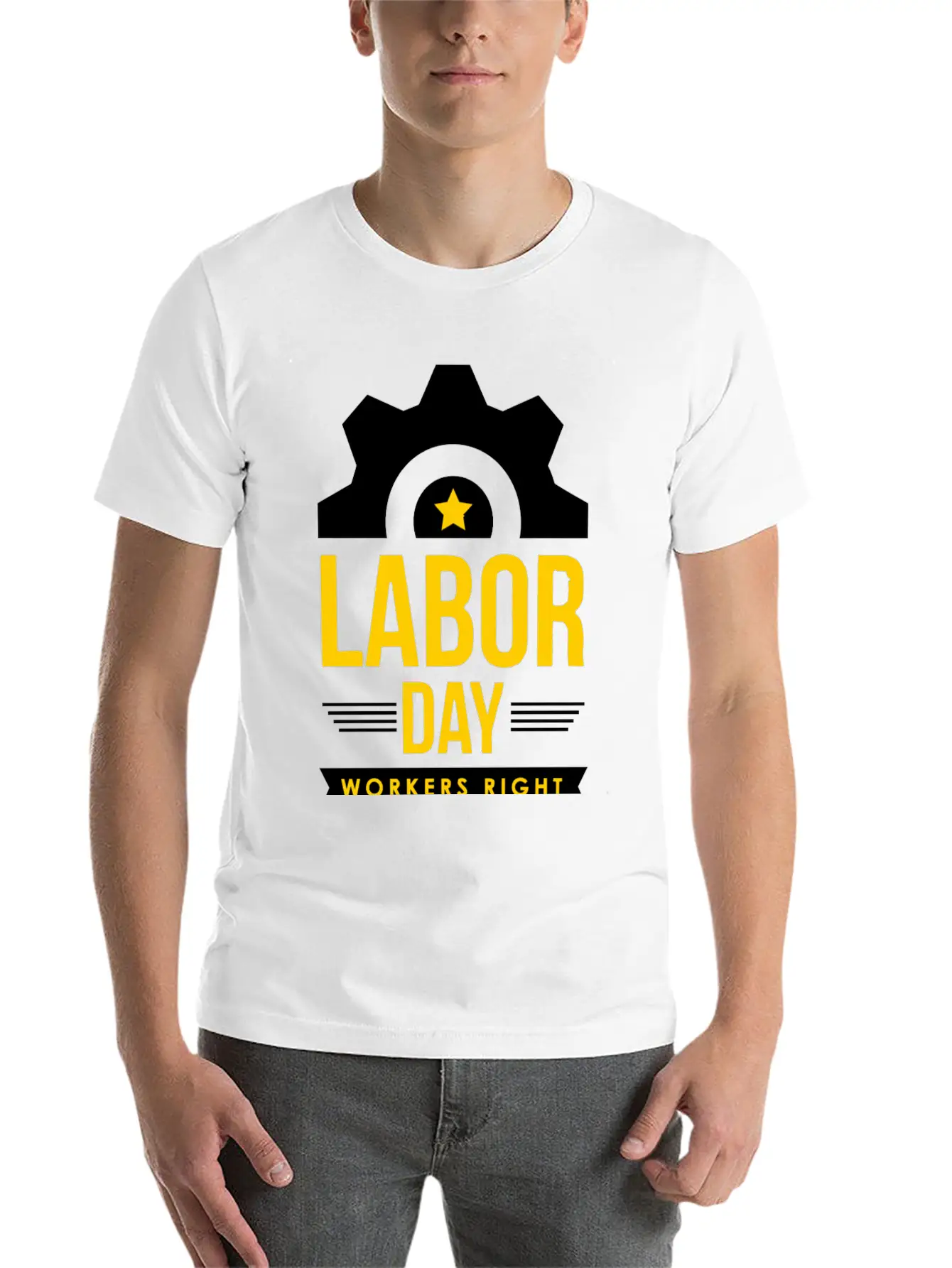 Workers Right Breathable Graphic T-Shirt – Perfect For Casual Days