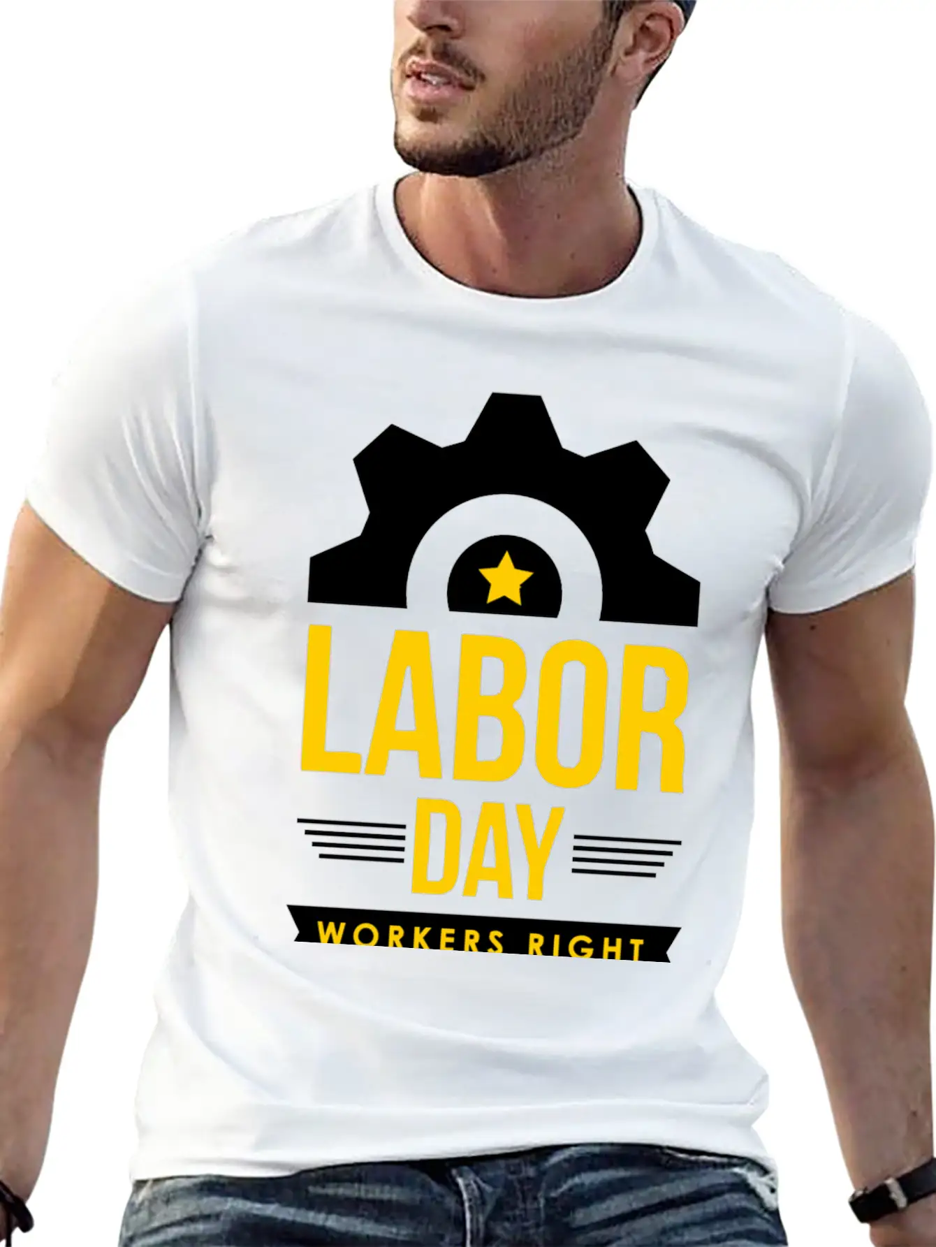 Workers Right Breathable Graphic T-Shirt – Perfect For Casual Days