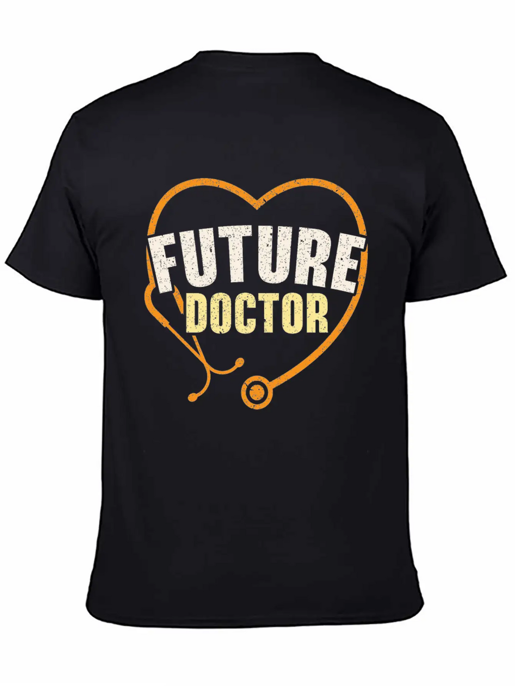 Working Hard To Be A Doctor Medicine Stethoscope Essential Cotton Tee For Daily Outfits – Unisex Style