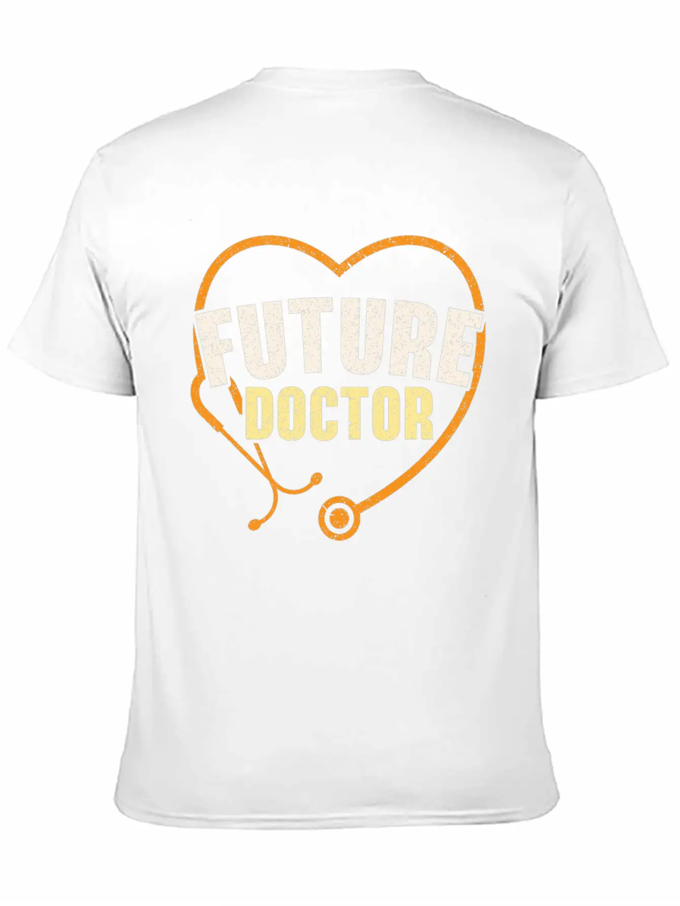 Working Hard To Be A Doctor Medicine Stethoscope Essential Cotton Tee For Daily Outfits – Unisex Style