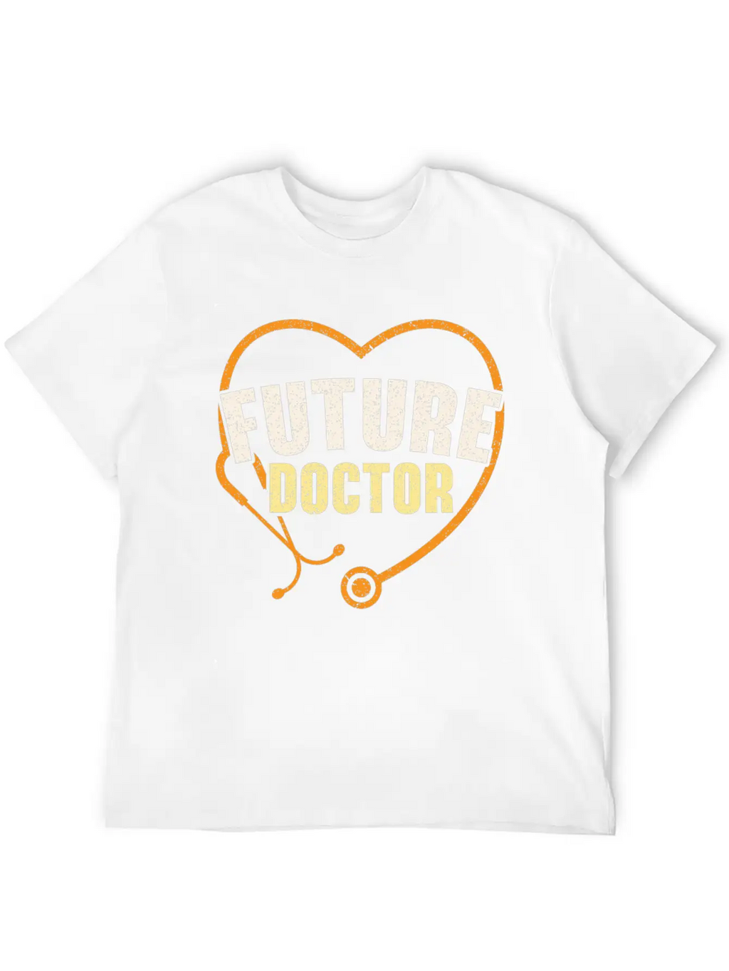 Working Hard To Be A Doctor Medicine Stethoscope Essential Cotton Tee For Daily Outfits – Unisex Style