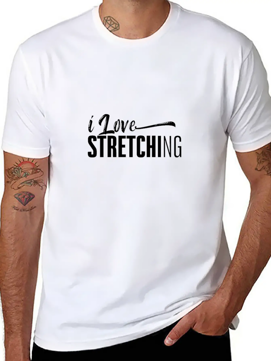 Workout Stretching Basic Graphic T-Shirt – Daily Comfort In Soft Cotton