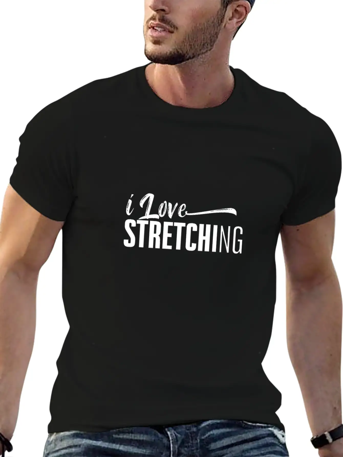 Workout Stretching Basic Graphic T-Shirt – Daily Comfort In Soft Cotton