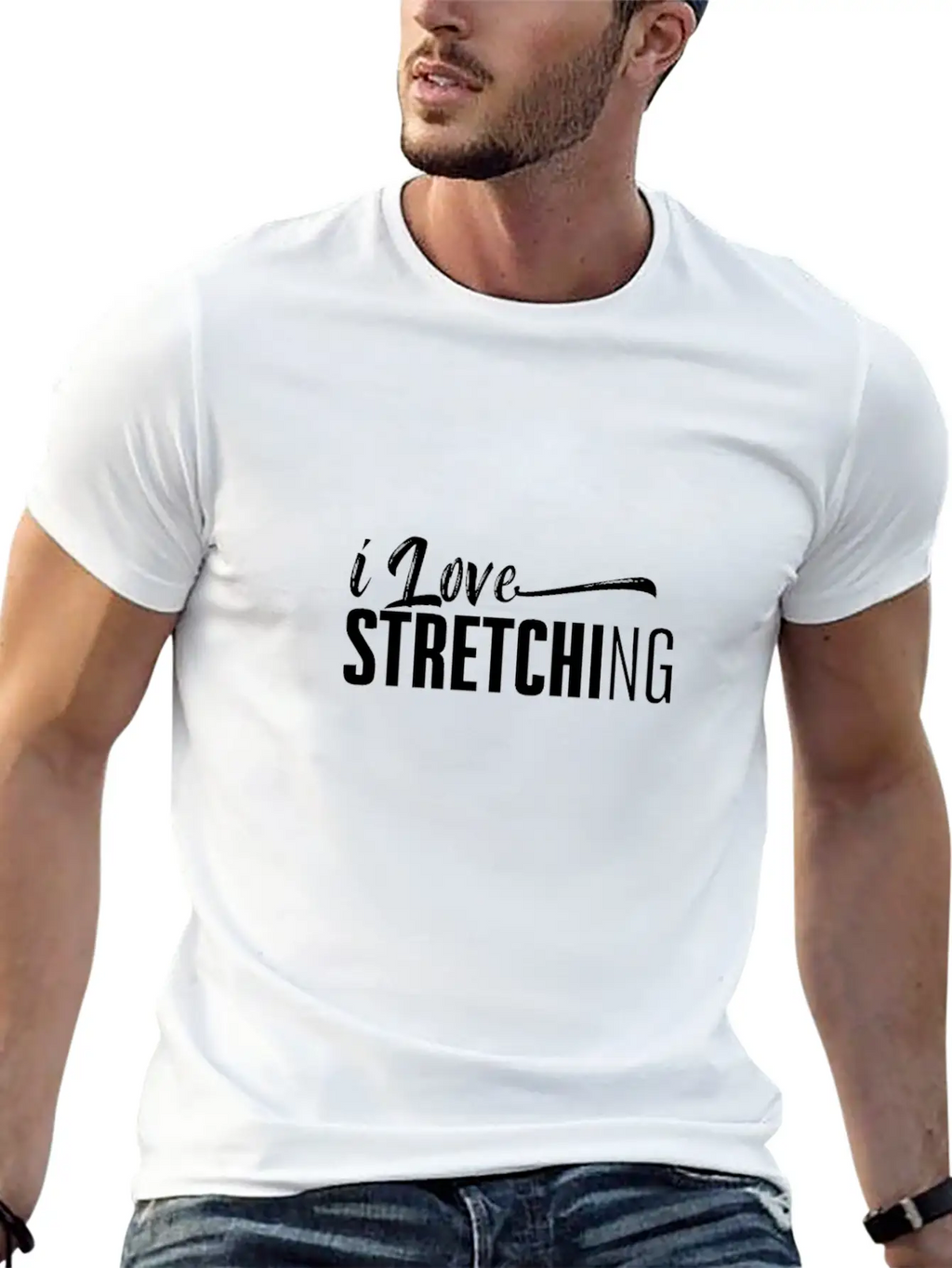 Workout Stretching Basic Graphic T-Shirt – Daily Comfort In Soft Cotton
