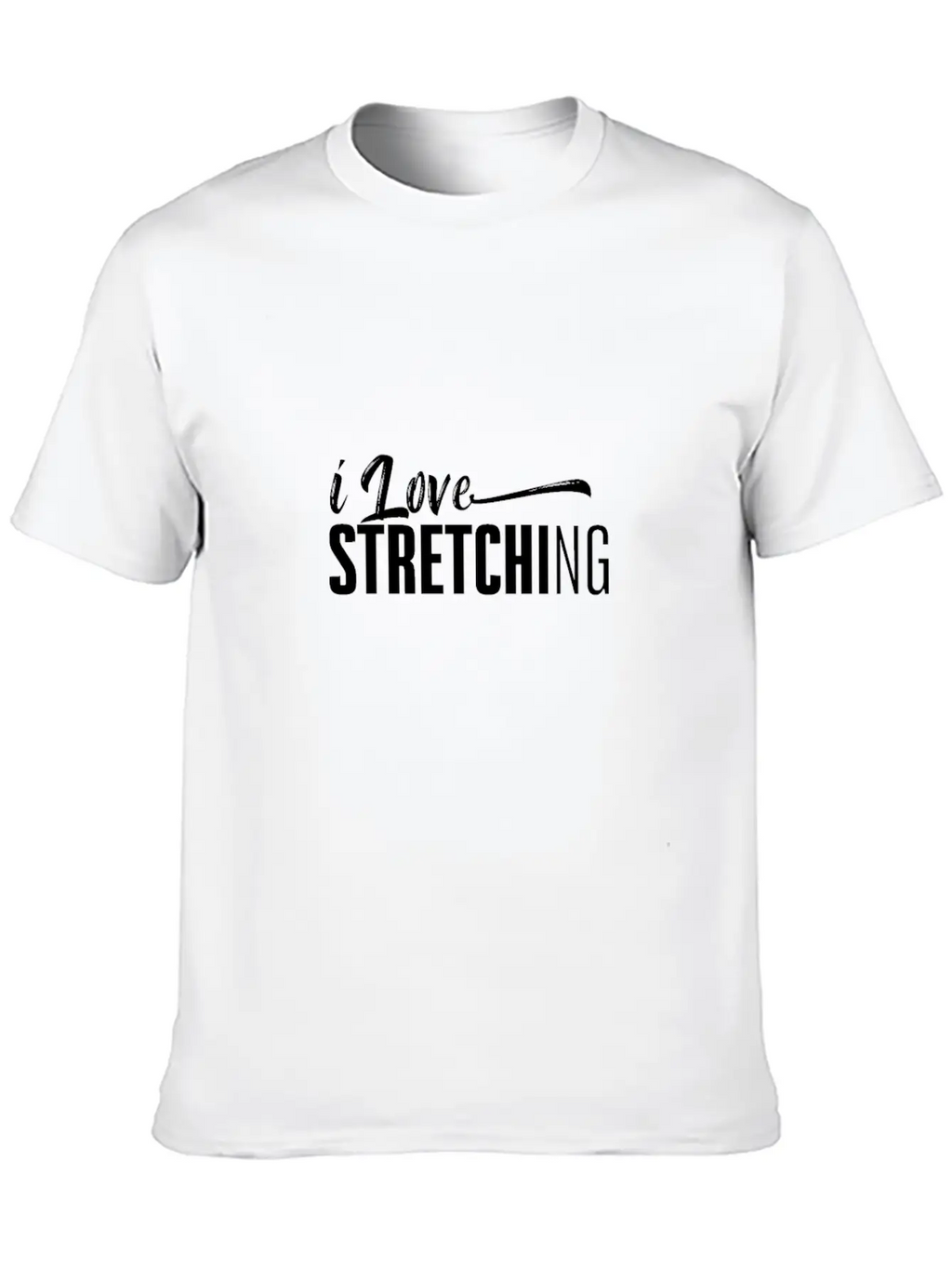 Workout Stretching Basic Graphic T-Shirt – Daily Comfort In Soft Cotton