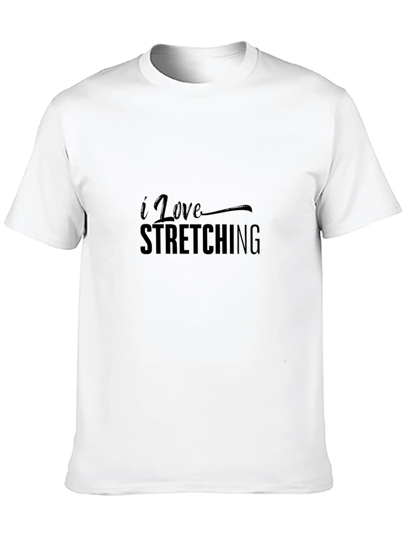 Workout Stretching Basic Graphic T-Shirt – Daily Comfort In Soft Cotton