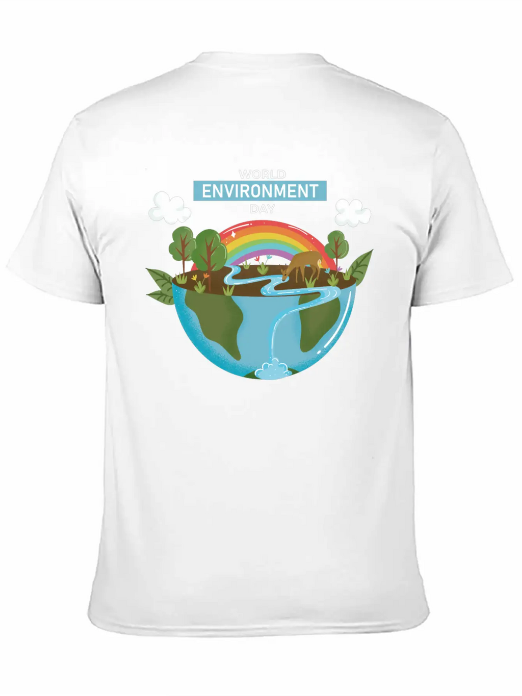 World Environment Day Working Together To Protect Basic Graphic T-Shirt – Daily Comfort In Soft Cotton