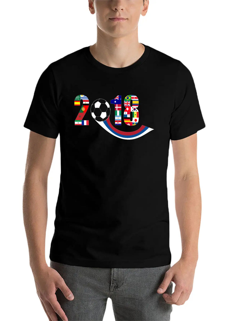 World Football Soccer Championship 32 Countries Breathable Graphic T-Shirt – Perfect For Casual Days
