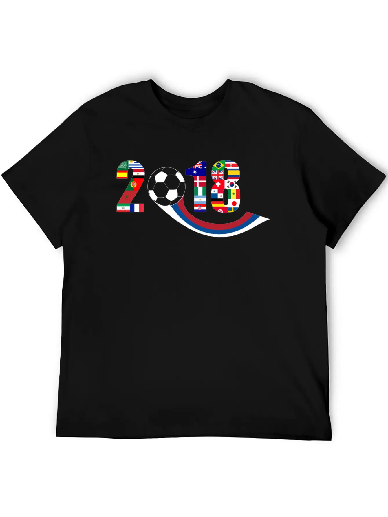 World Football Soccer Championship 32 Countries Breathable Graphic T-Shirt – Perfect For Casual Days