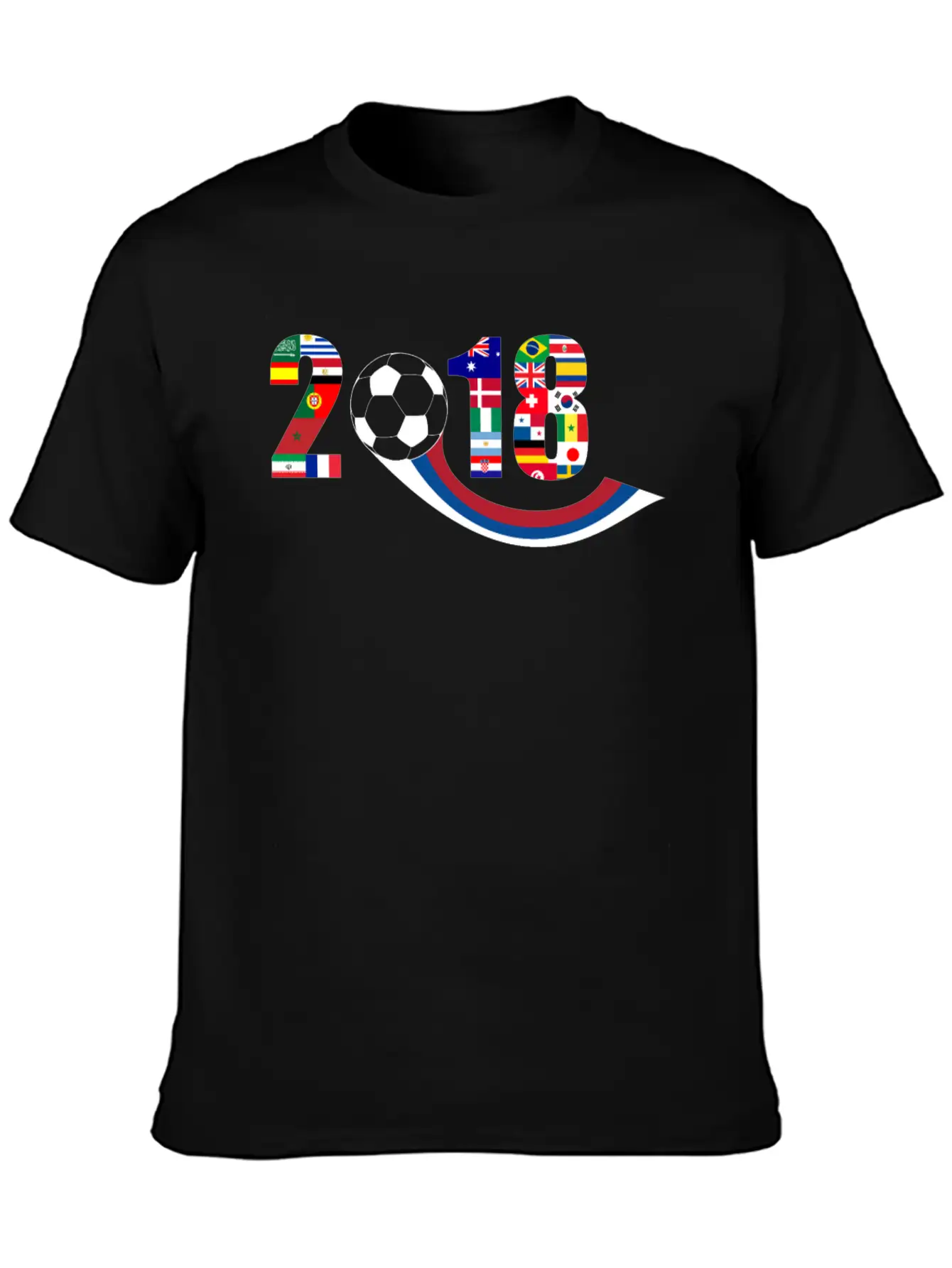 World Football Soccer Championship 32 Countries Breathable Graphic T-Shirt – Perfect For Casual Days