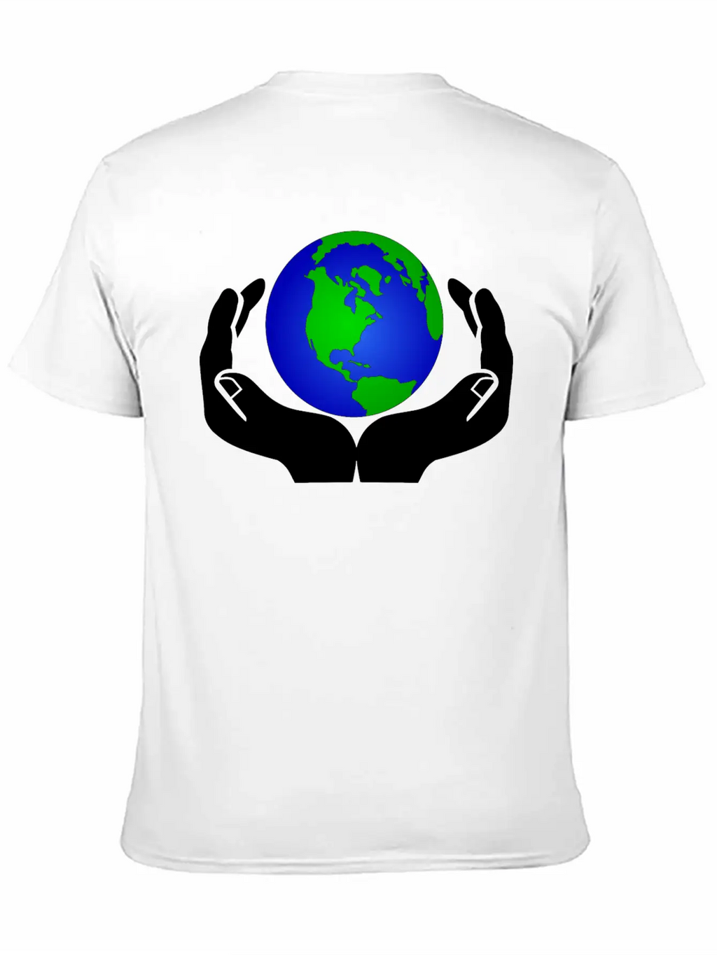 World In Hands Basic Graphic T-Shirt – Daily Comfort In Soft Cotton