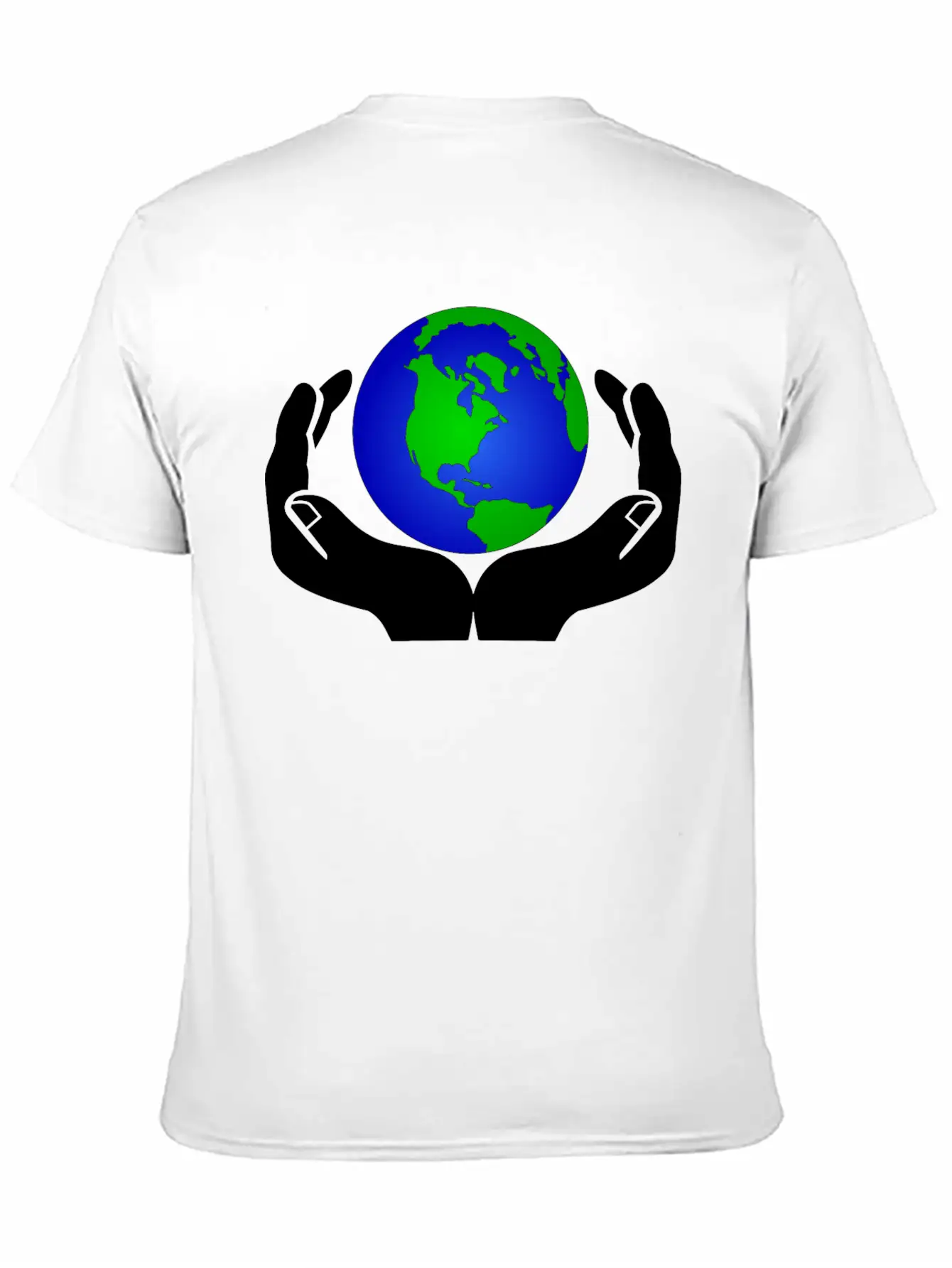 World In Hands Basic Graphic T-Shirt – Daily Comfort In Soft Cotton