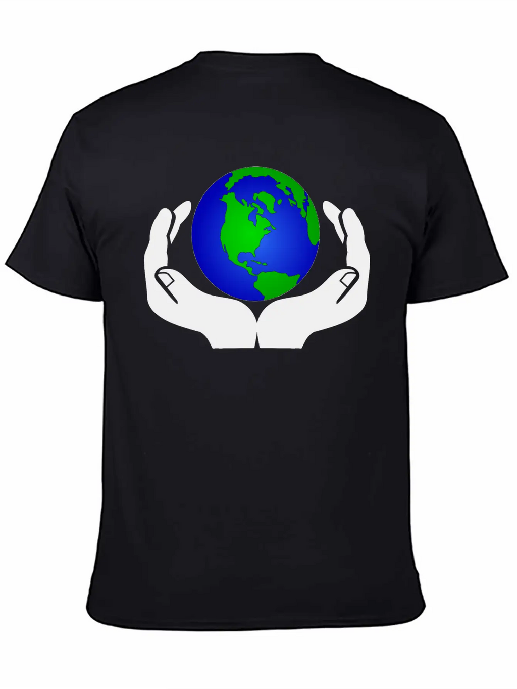 World In Hands Basic Graphic T-Shirt – Daily Comfort In Soft Cotton