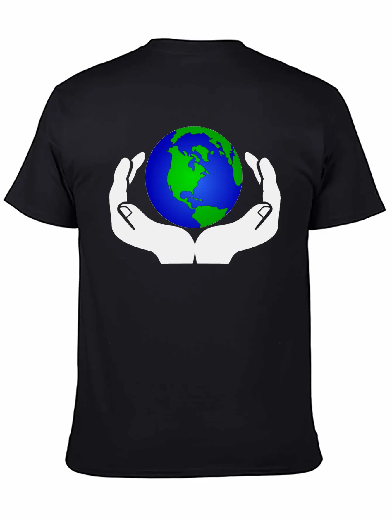 World In Hands Basic Graphic T-Shirt – Daily Comfort In Soft Cotton