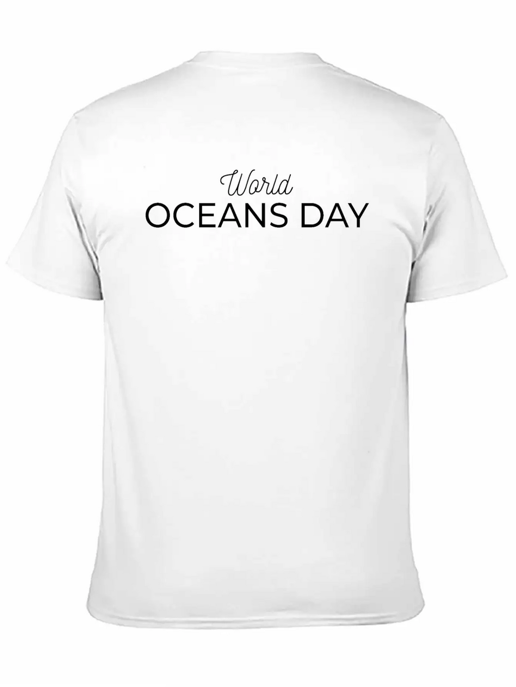 World Oceans Day Essential Cotton Tee For Daily Outfits – Unisex Style