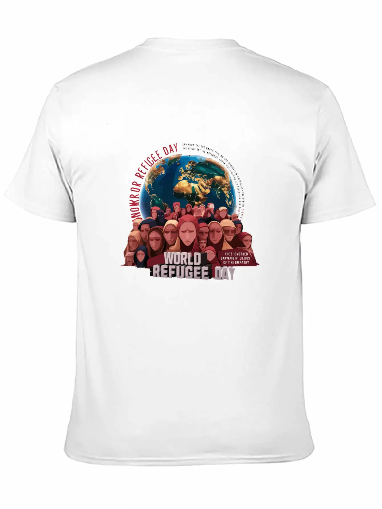 World Refugee Day Stylish Everyday T-Shirt – Unisex Basic Cotton Tee