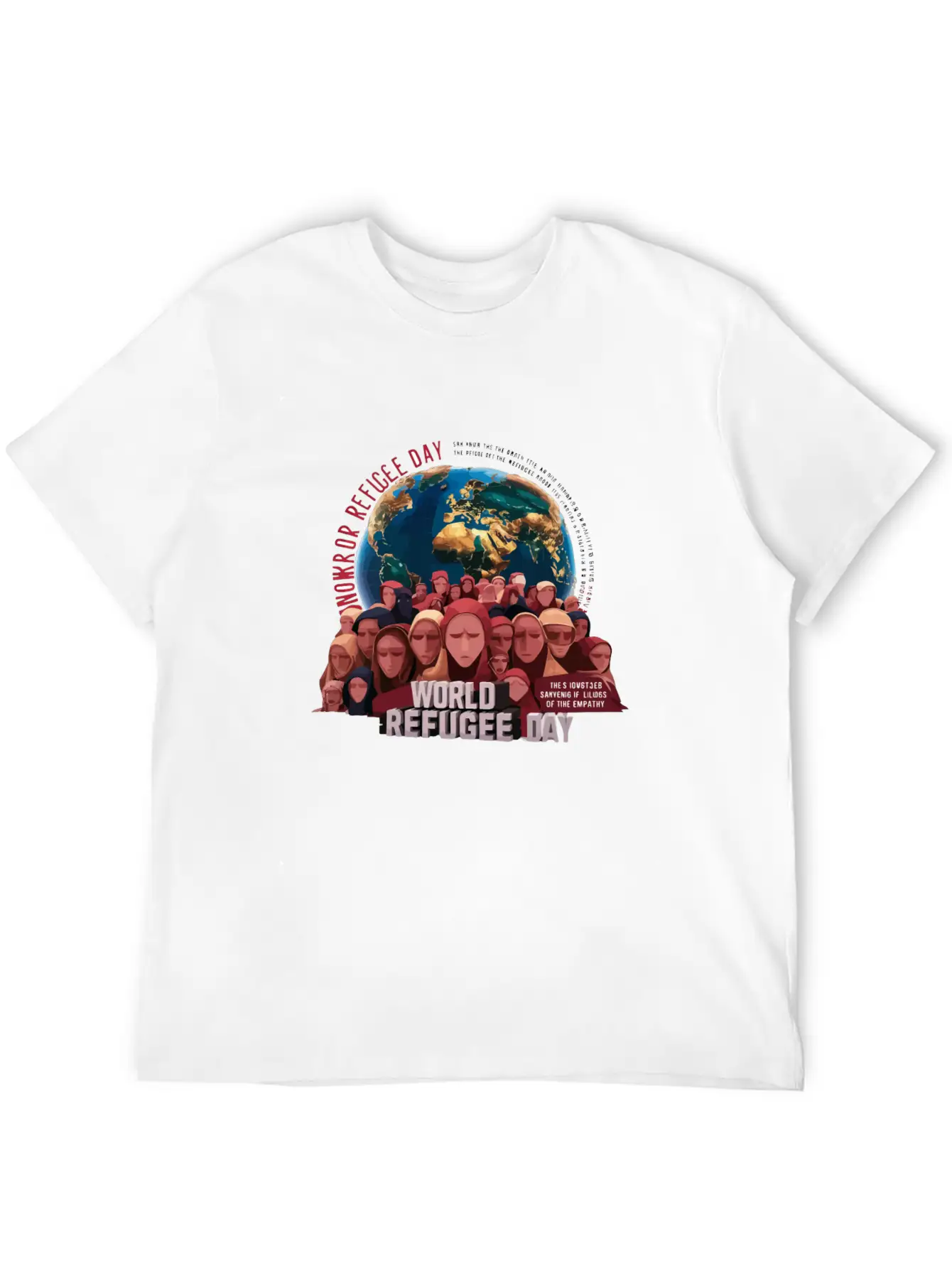 World Refugee Day Stylish Everyday T-Shirt – Unisex Basic Cotton Tee