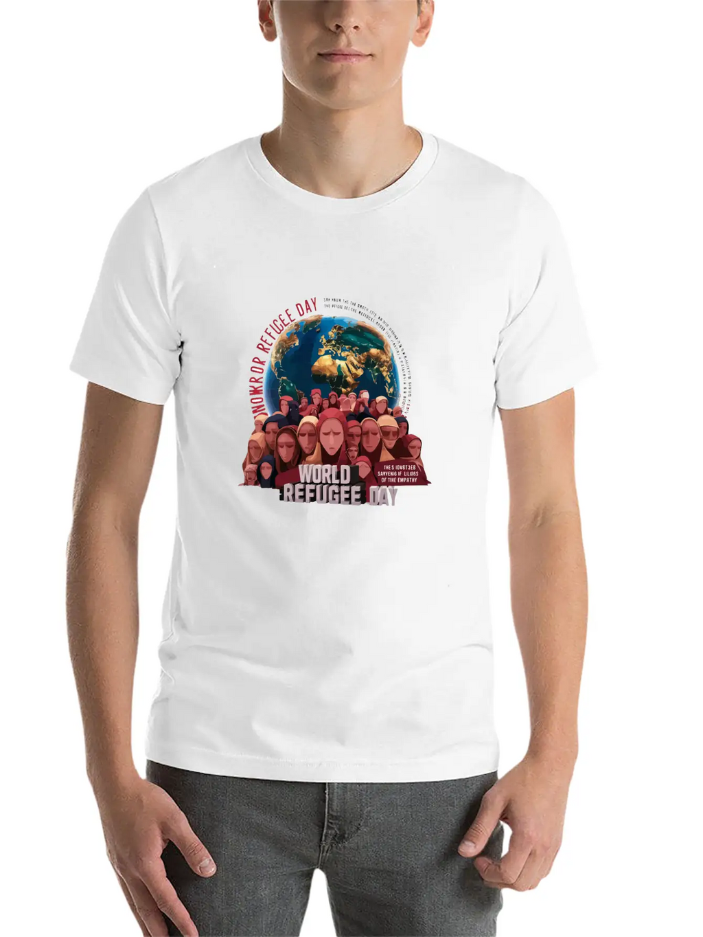 World Refugee Day Stylish Everyday T-Shirt – Unisex Basic Cotton Tee