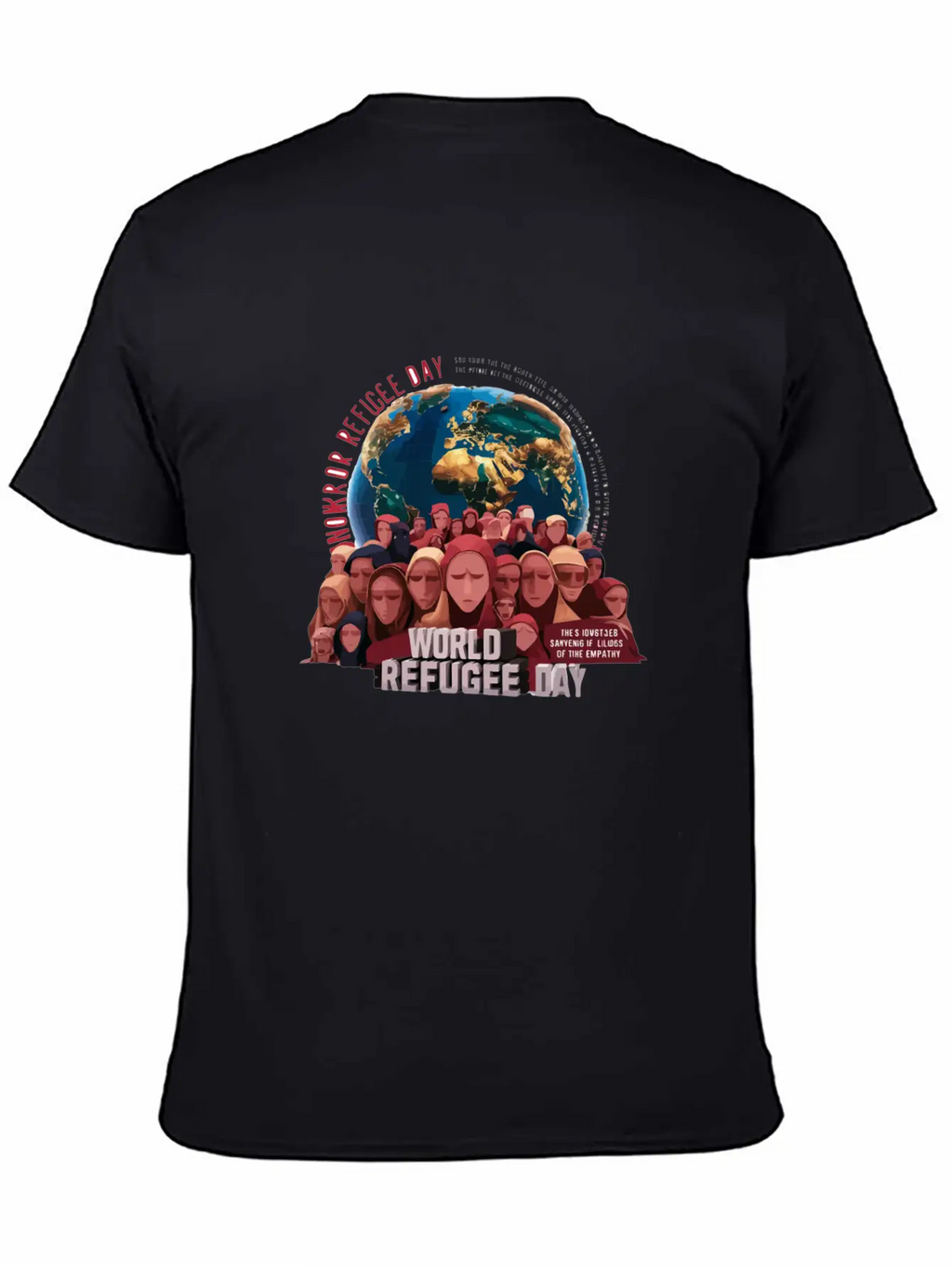 World Refugee Day Stylish Everyday T-Shirt – Unisex Basic Cotton Tee