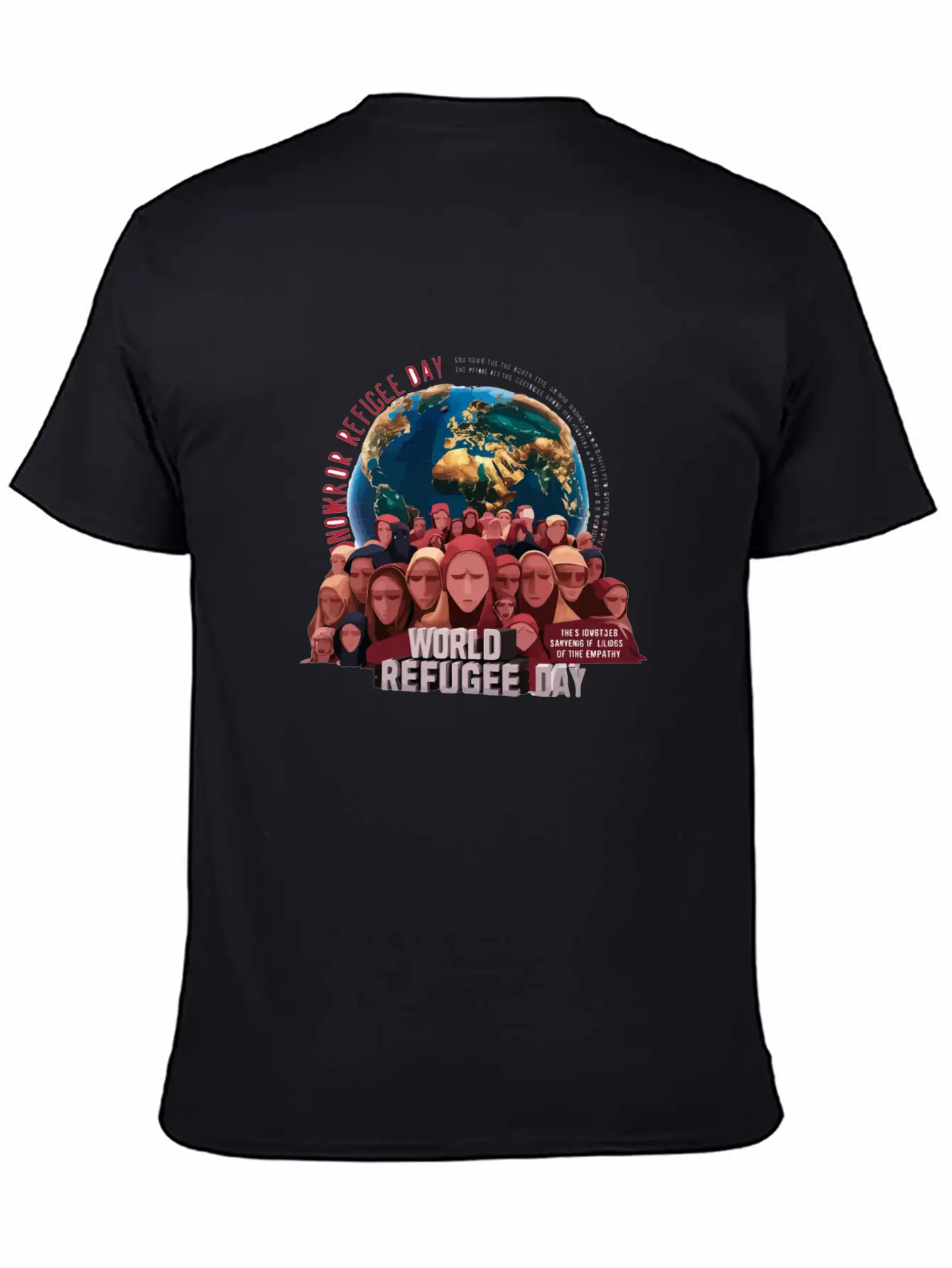 World Refugee Day Stylish Everyday T-Shirt – Unisex Basic Cotton Tee