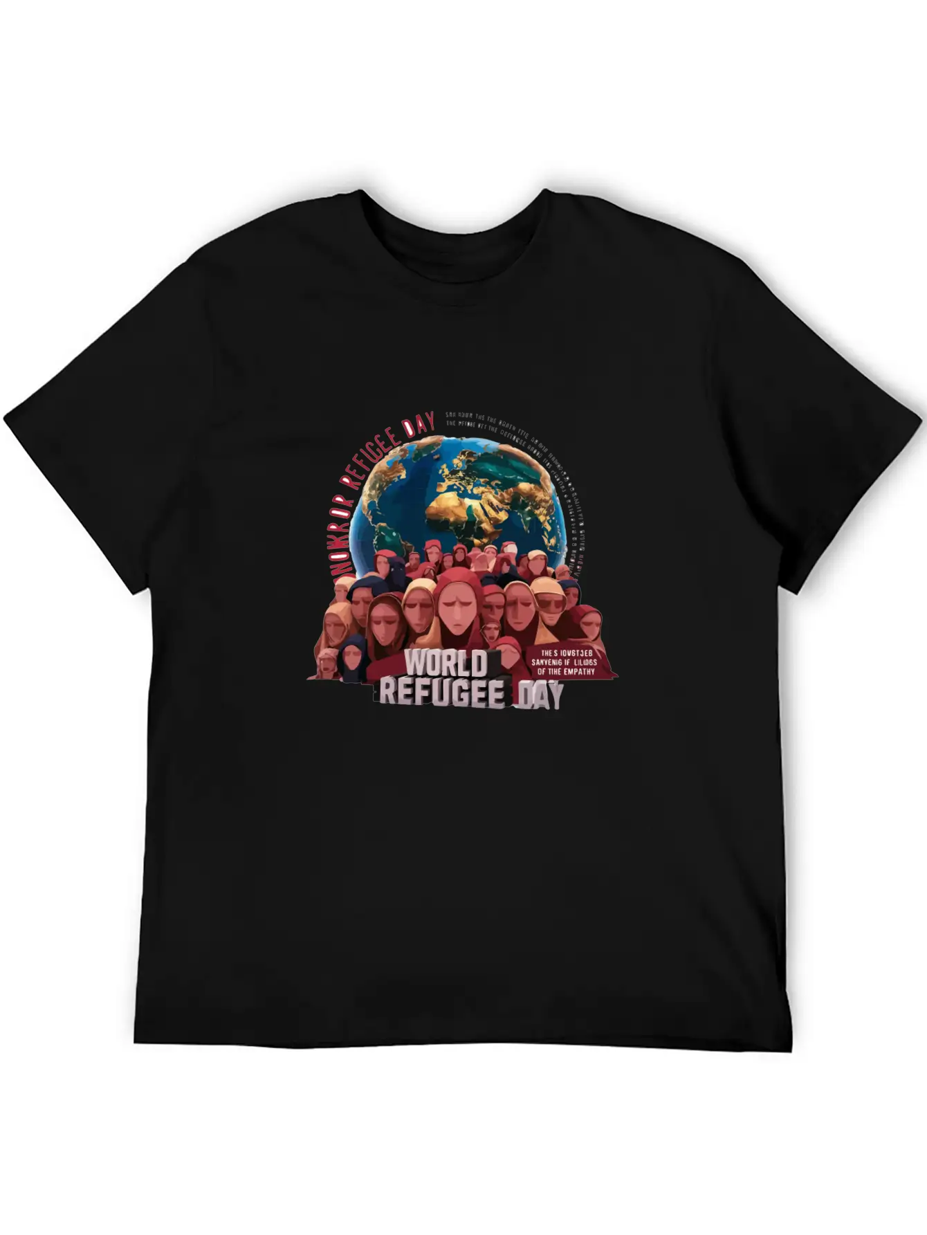 World Refugee Day Stylish Everyday T-Shirt – Unisex Basic Cotton Tee