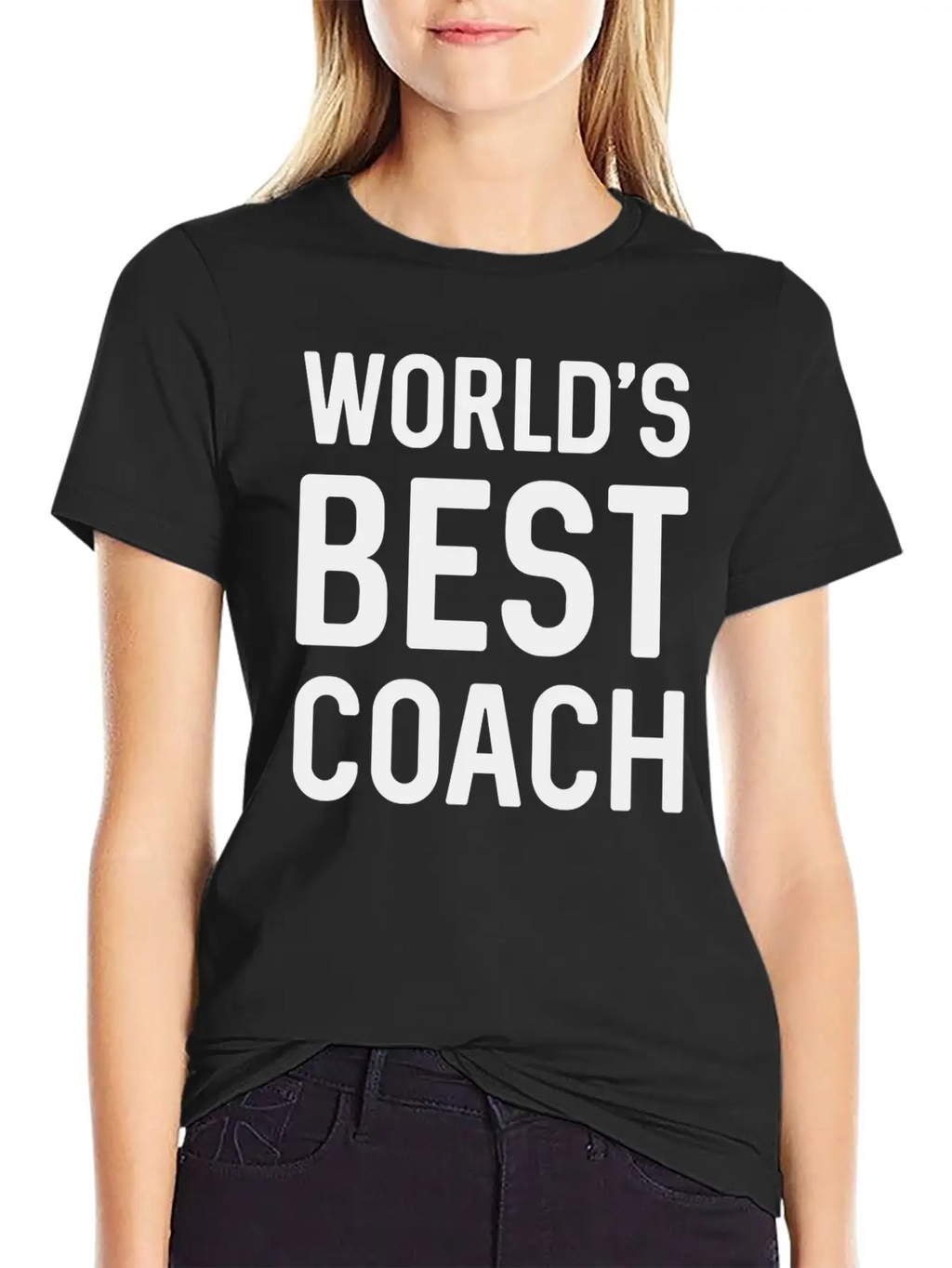 World’s Best Coach Basic Graphic T-Shirt – Daily Comfort In Soft Cotton