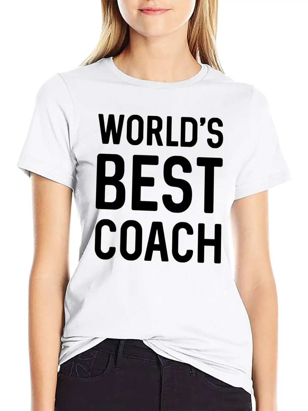 World’s Best Coach Basic Graphic T-Shirt – Daily Comfort In Soft Cotton