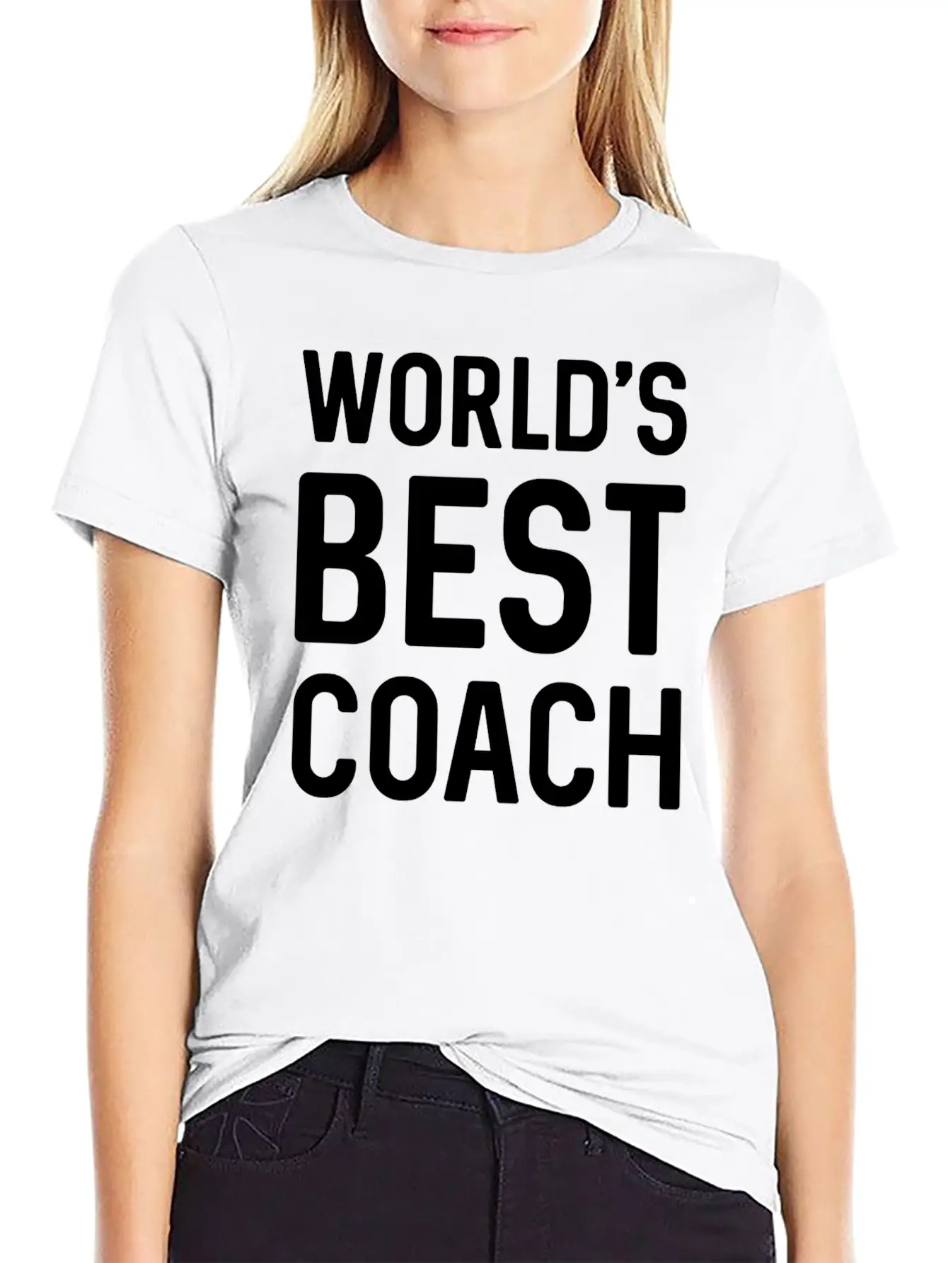 World’s Best Coach Basic Graphic T-Shirt – Daily Comfort In Soft Cotton