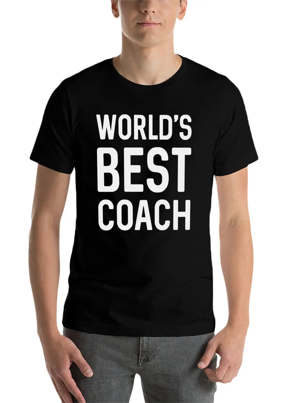 World’s Best Coach Basic Graphic T-Shirt – Daily Comfort In Soft Cotton