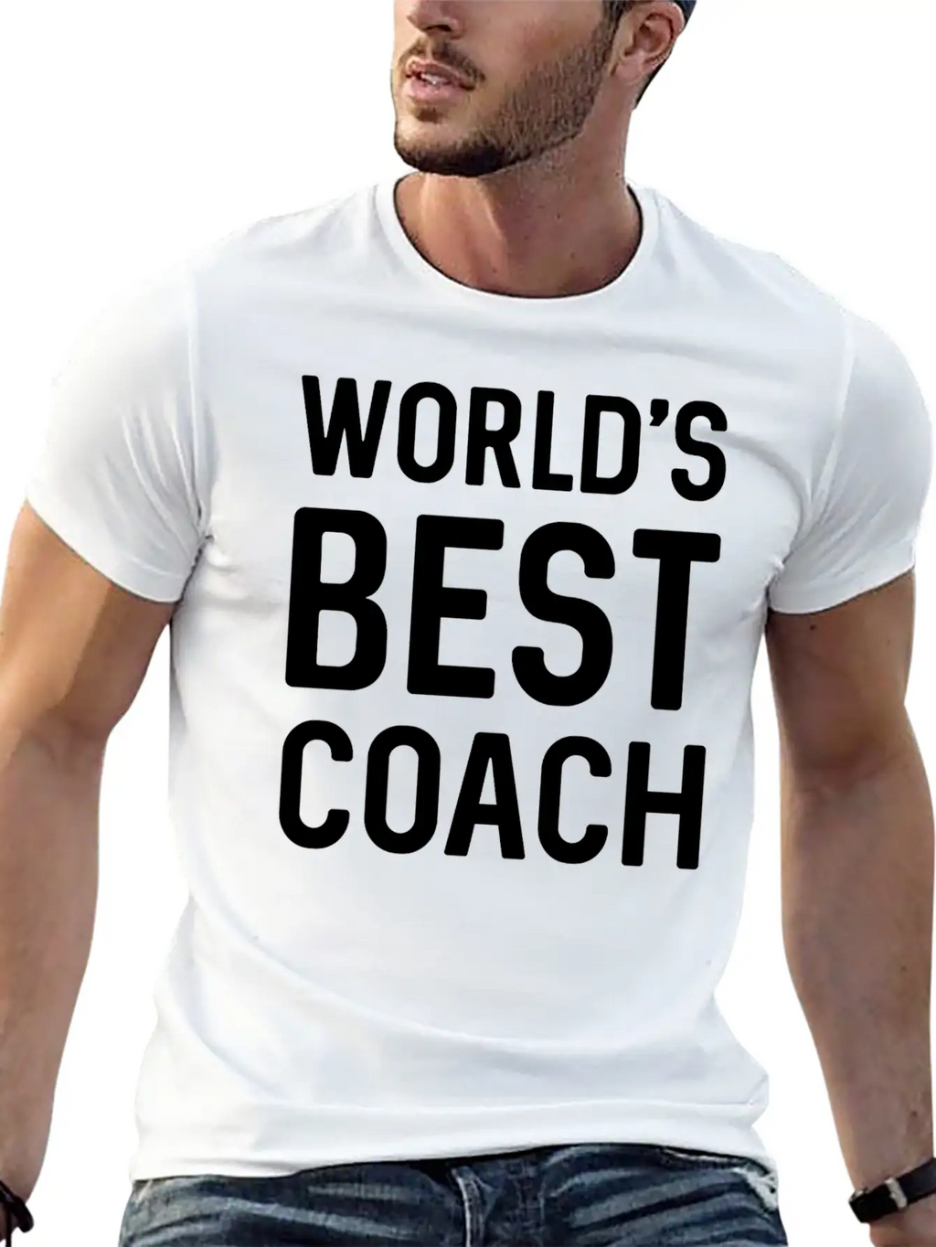 World’s Best Coach Basic Graphic T-Shirt – Daily Comfort In Soft Cotton
