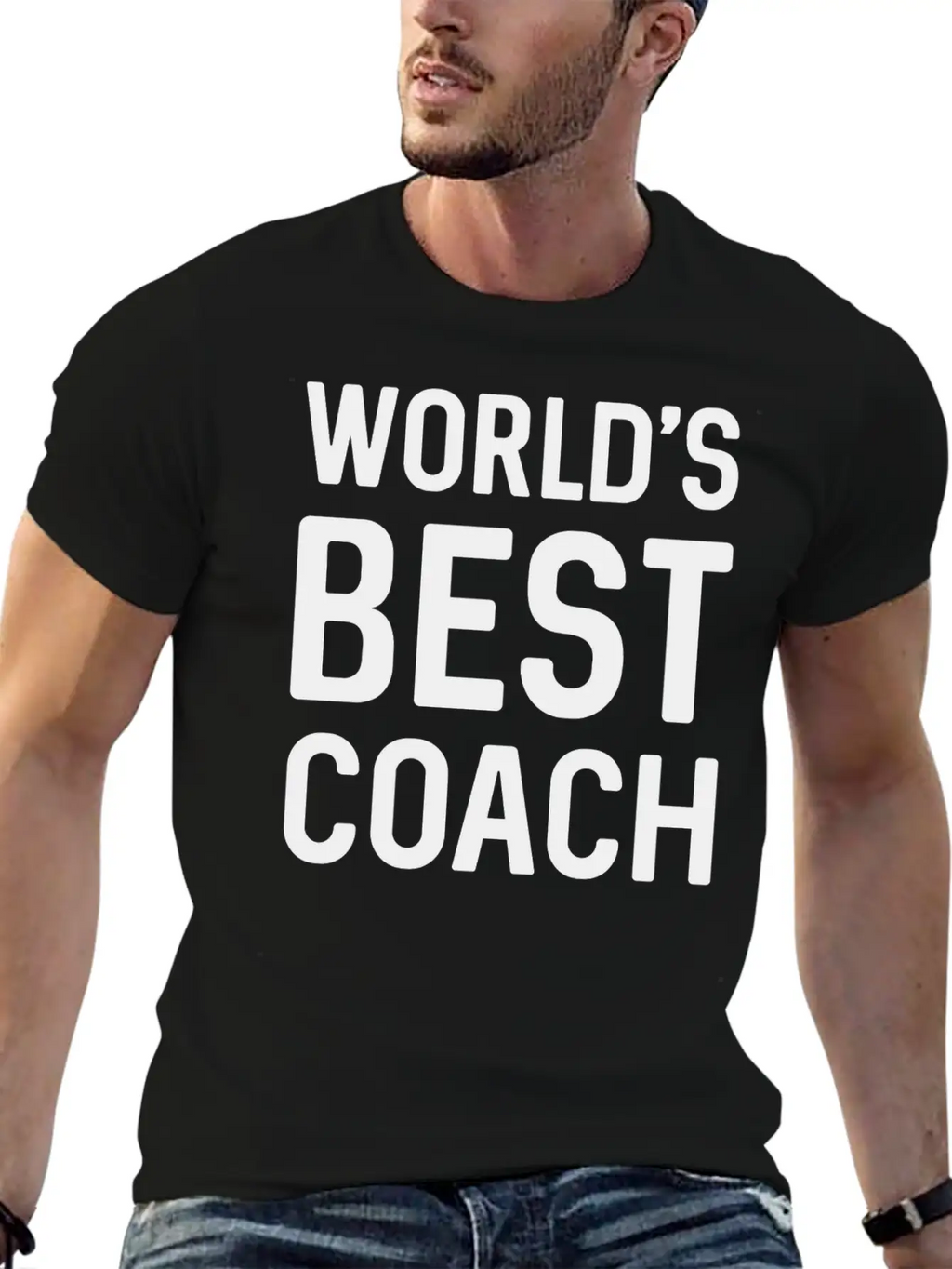 World’s Best Coach Basic Graphic T-Shirt – Daily Comfort In Soft Cotton