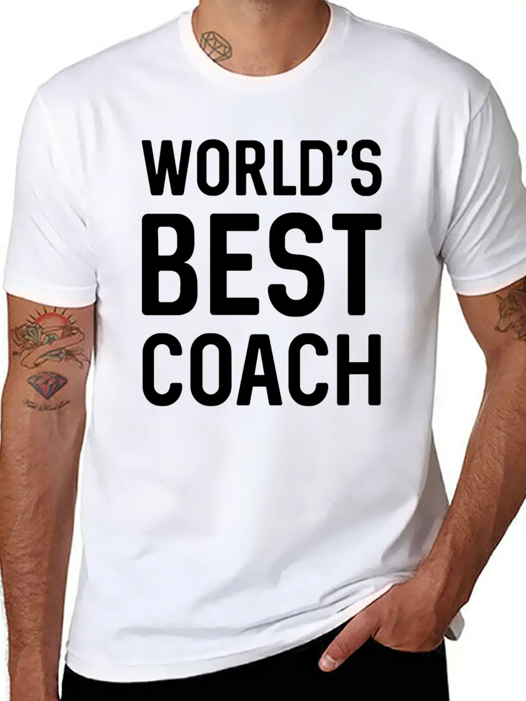 World’s Best Coach Basic Graphic T-Shirt – Daily Comfort In Soft Cotton