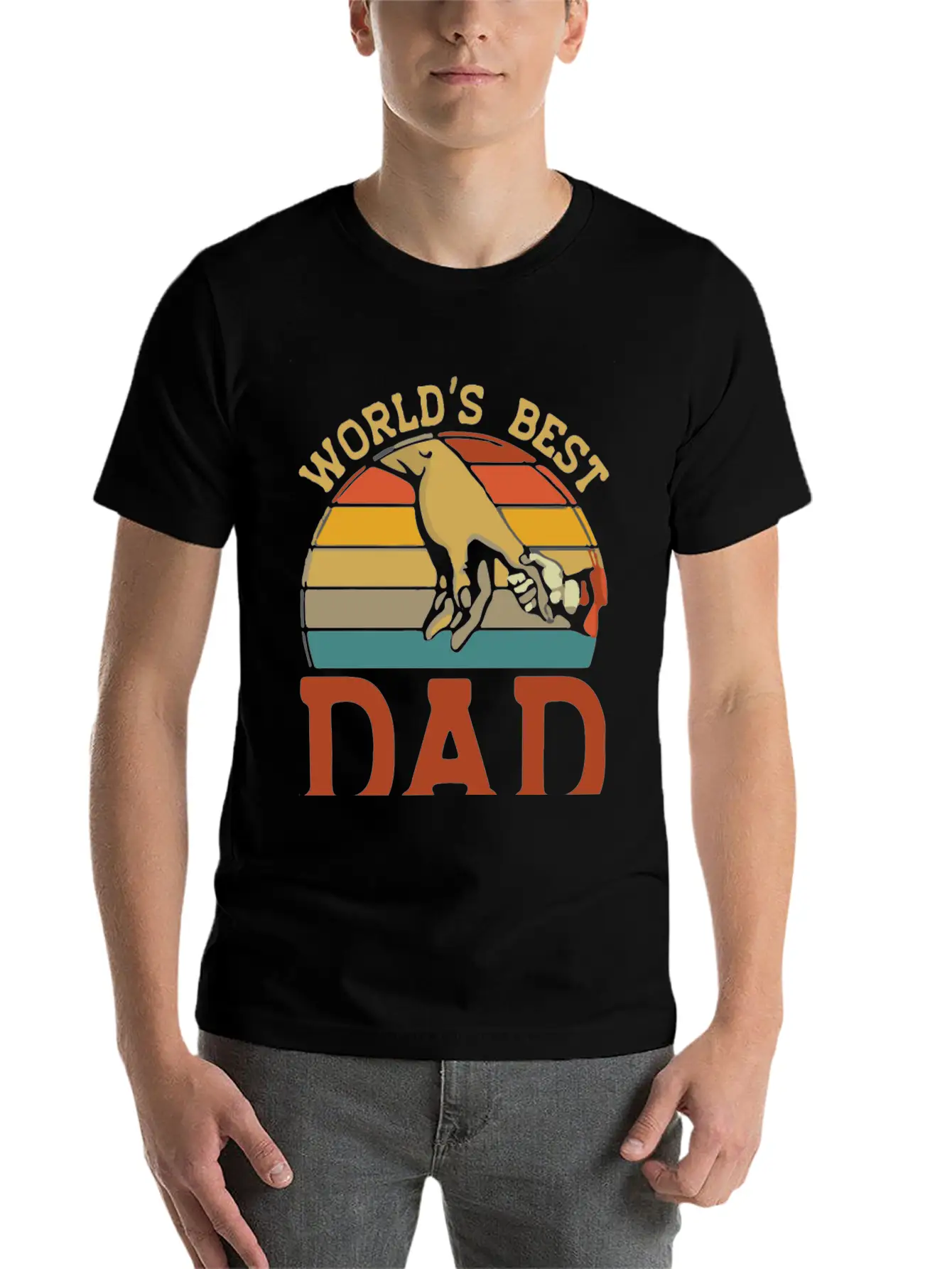 World S Best Dad Ever Stylish Everyday T-Shirt – Unisex Basic Cotton Tee