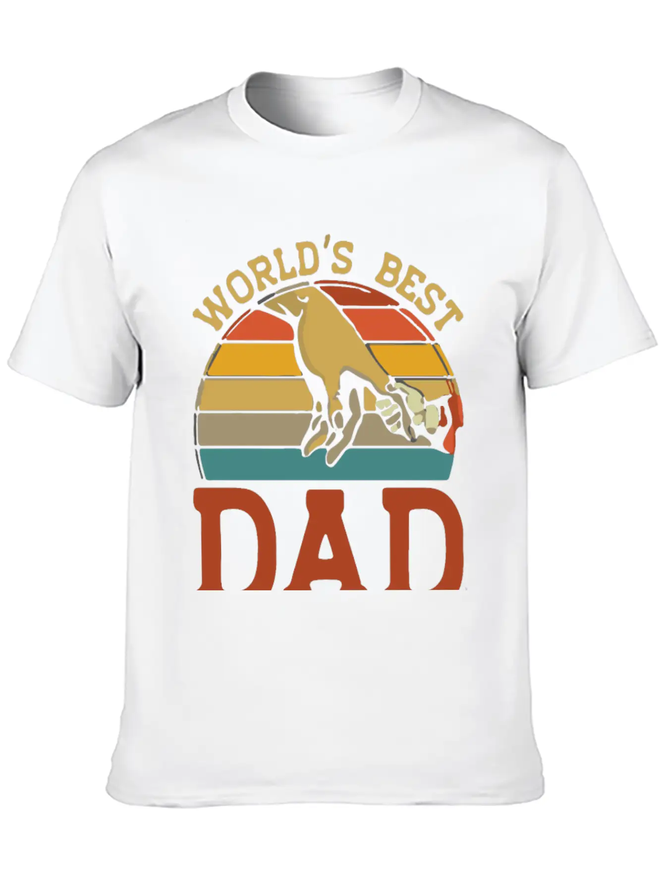 World S Best Dad Ever Stylish Everyday T-Shirt – Unisex Basic Cotton Tee