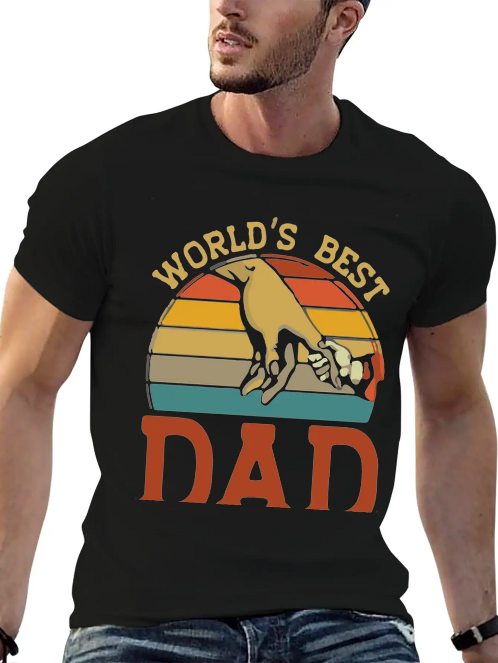World S Best Dad Ever Stylish Everyday T-Shirt – Unisex Basic Cotton Tee