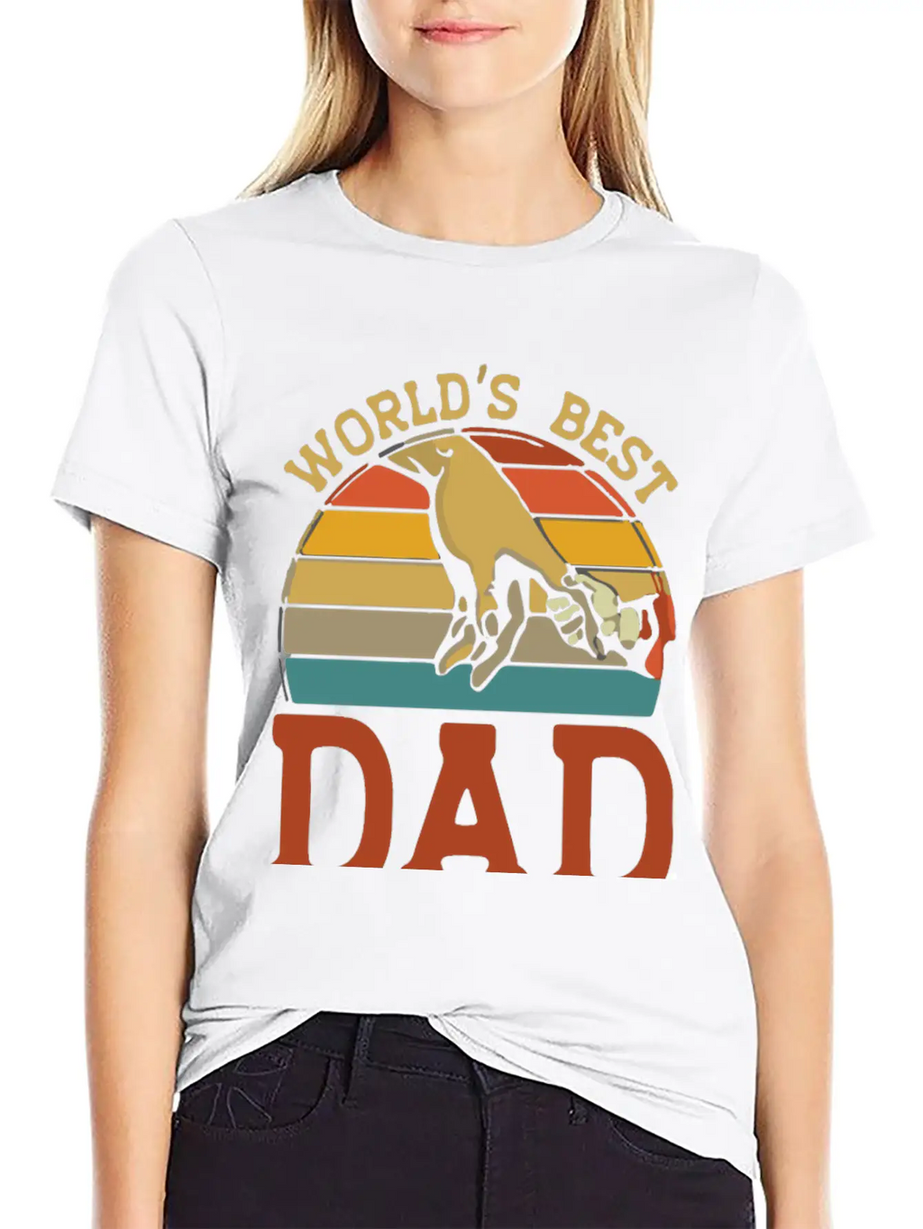 World S Best Dad Ever Stylish Everyday T-Shirt – Unisex Basic Cotton Tee