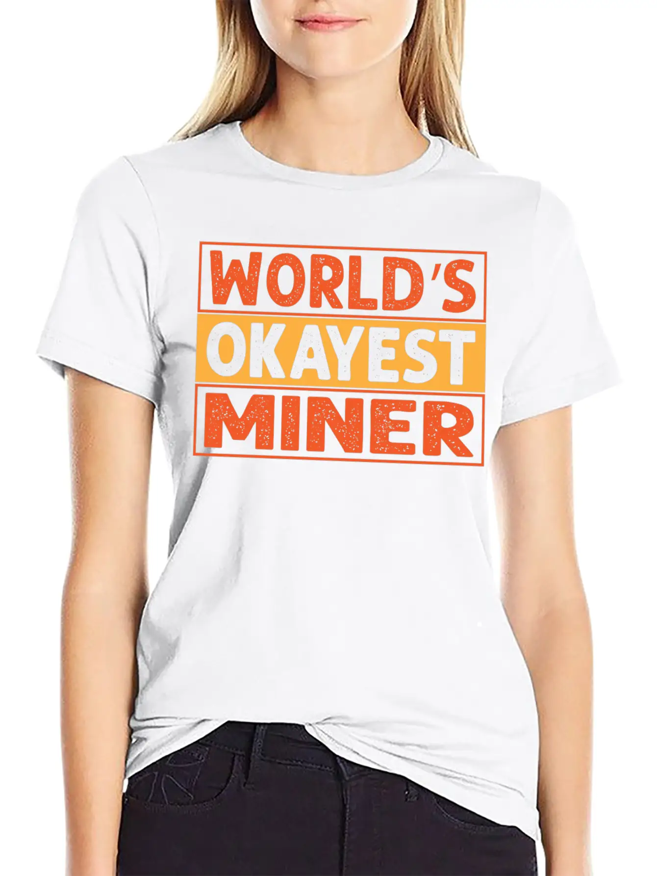 World S Okayest Miner Essential Cotton Tee For Daily Outfits – Unisex Style