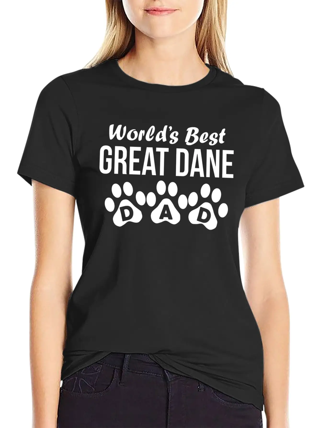 World's Best Great Dane Dad Essential Cotton Tee For Daily Outfits – Unisex Style