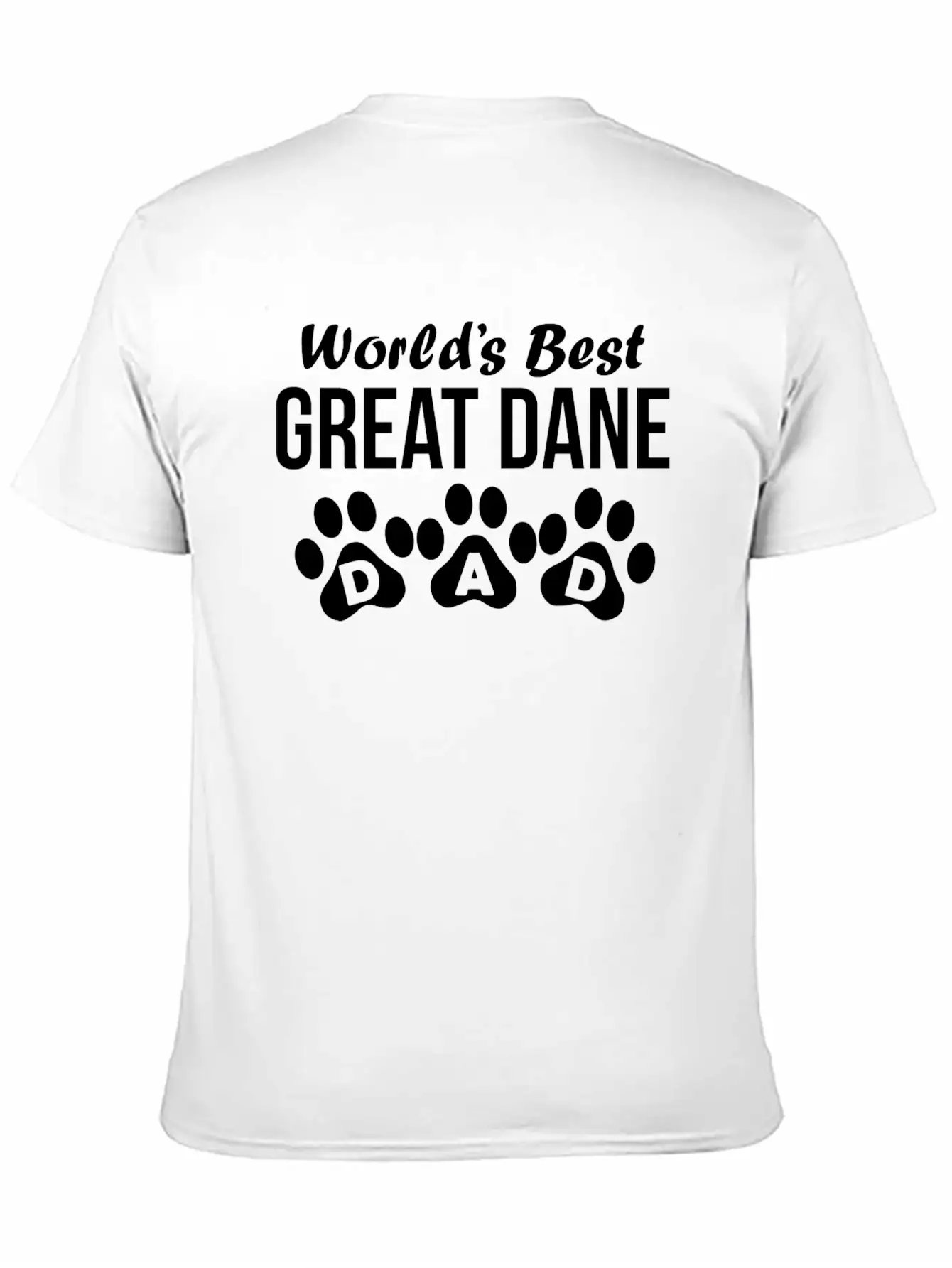 World's Best Great Dane Dad Essential Cotton Tee For Daily Outfits – Unisex Style