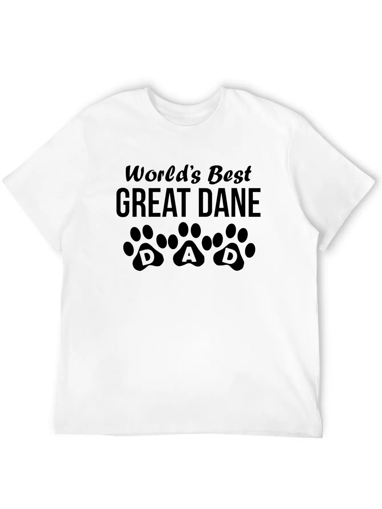 World's Best Great Dane Dad Essential Cotton Tee For Daily Outfits – Unisex Style