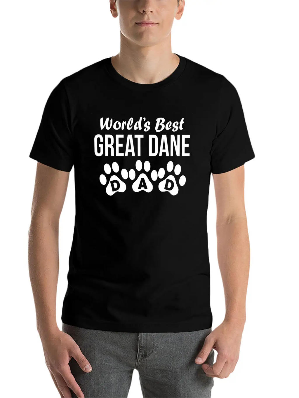 World's Best Great Dane Dad Essential Cotton Tee For Daily Outfits – Unisex Style