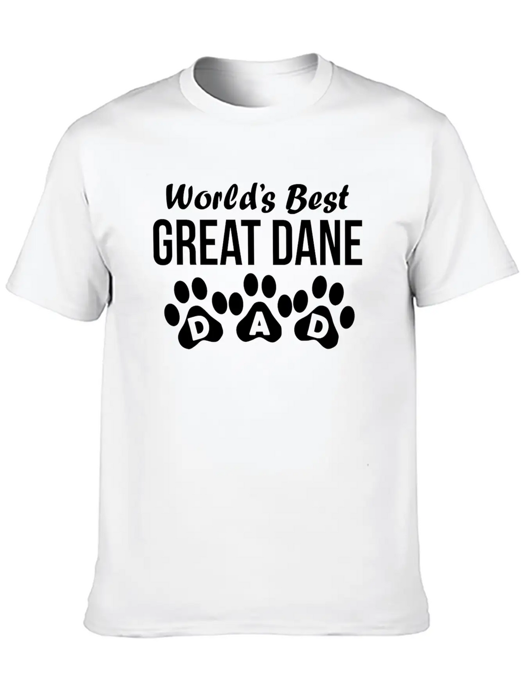World's Best Great Dane Dad Essential Cotton Tee For Daily Outfits – Unisex Style