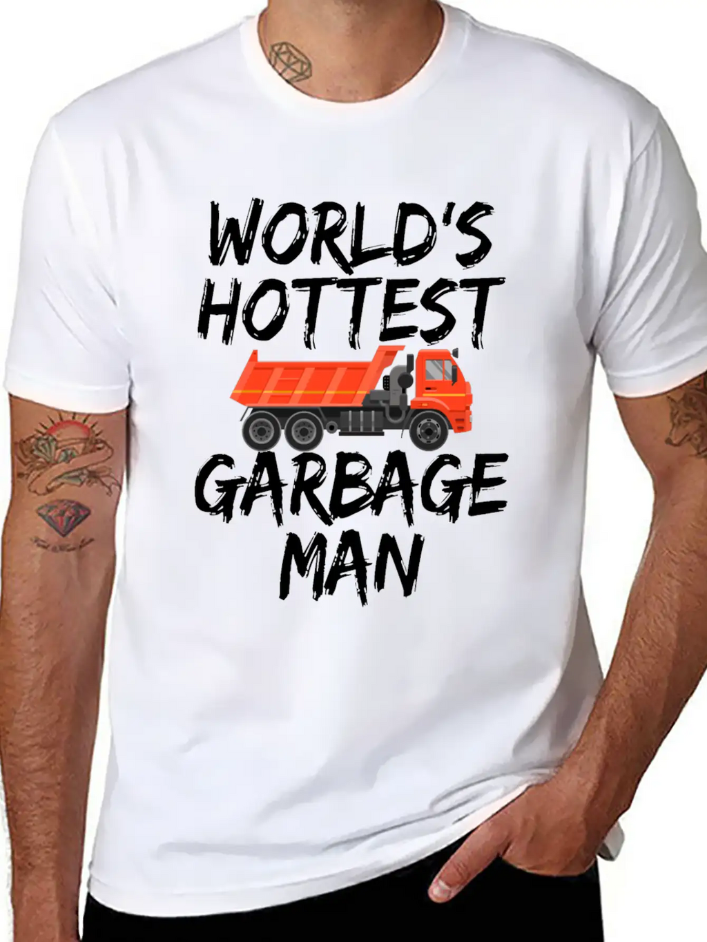 World's Hottest Garbage Man Truck Gifts Lovers Classic Cotton Tee – Unisex Comfort For Any Season